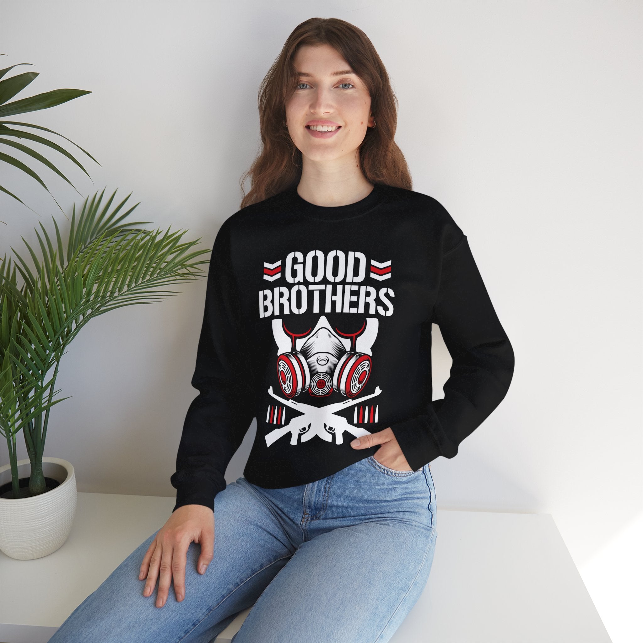 Good Brothers Sweatshirt  Design, Sports Sweatshirt, Wrestling  Fan Unisex Sweatshirt - Gift for Him or Her, Casual Outwear, Heavy Blend Crewneck Sweatshirt