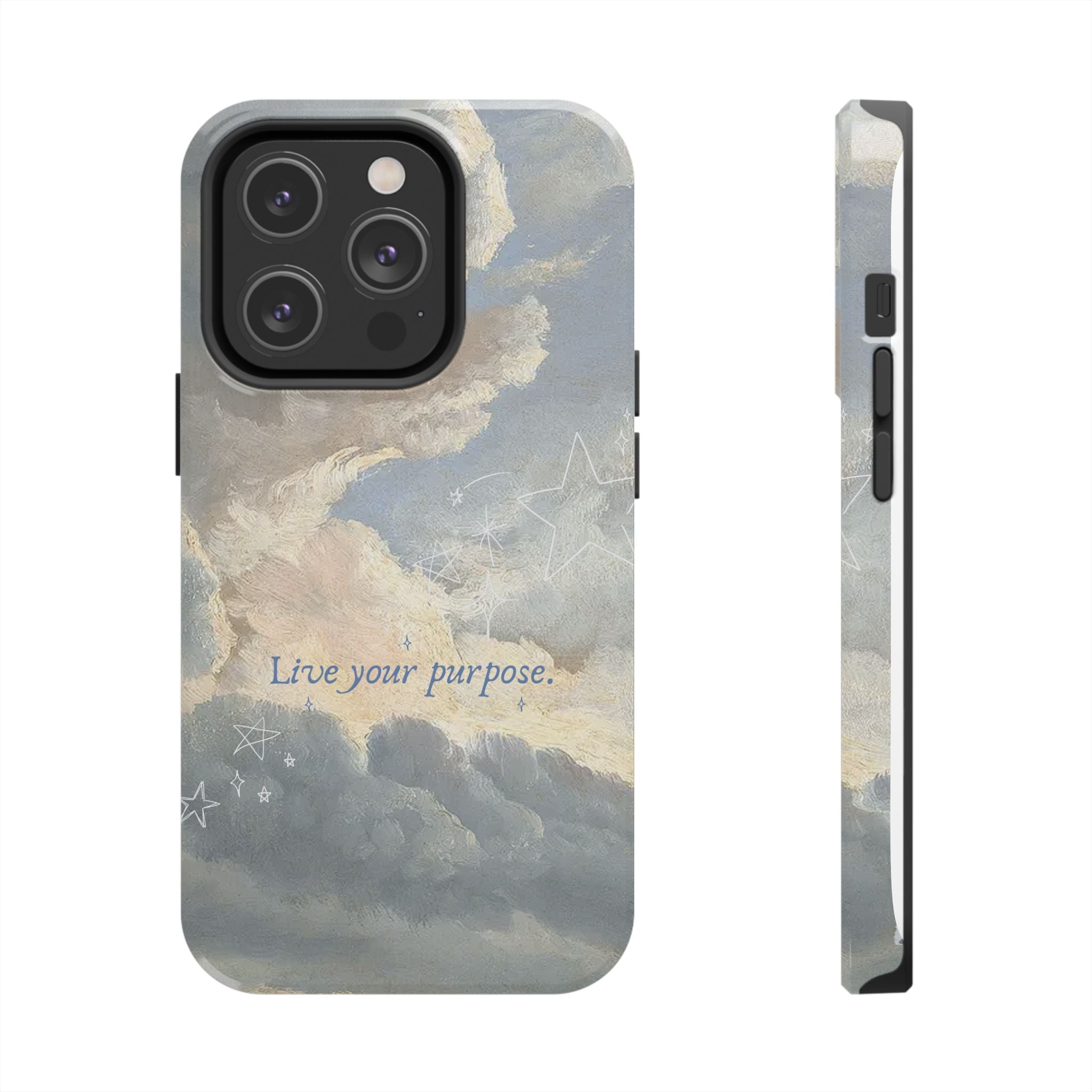 Live Your Purpose, Elegant Phone Cases, Stylish Phone Covers, Chic Phone Protectors, Fashionable Case for Her, Trendy Smartphone Accessories