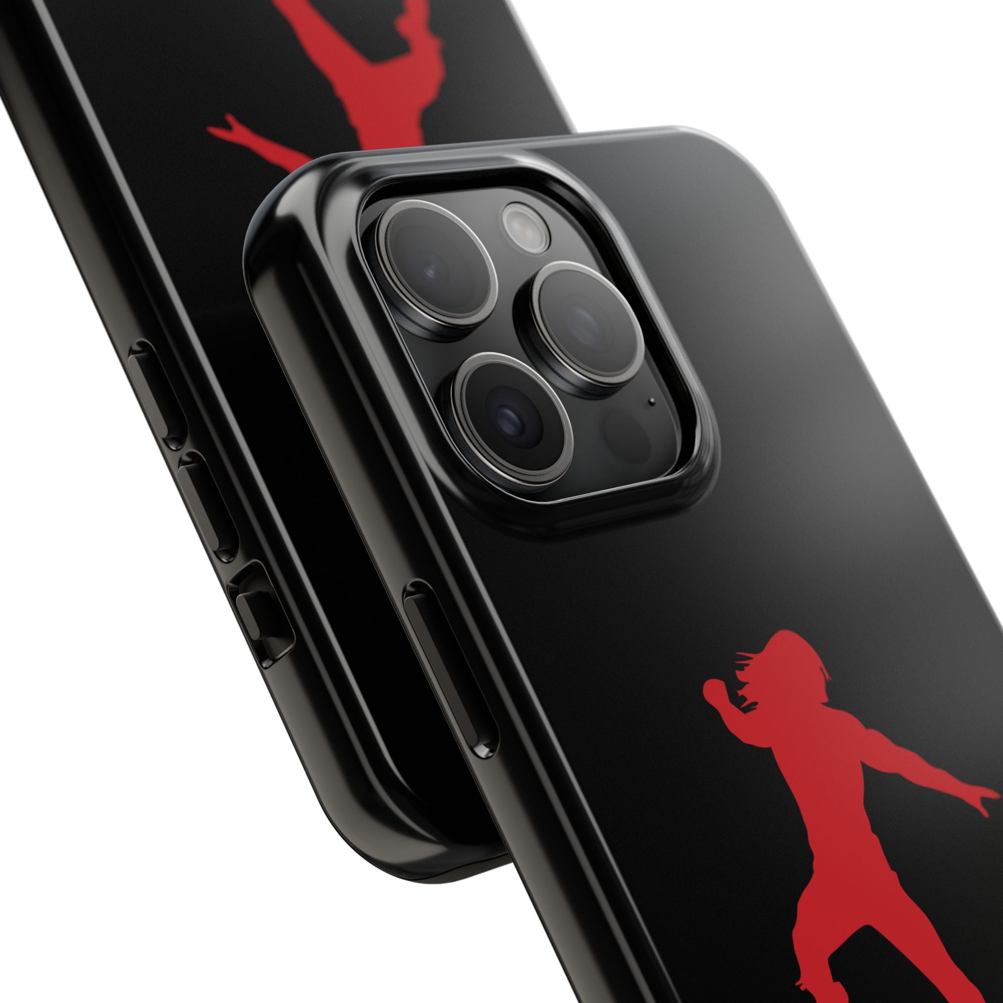 Roman Reigns Jump Red Graphic Design, iPhone and Samsung Case Cool Graphic Sports Fan Phone Case