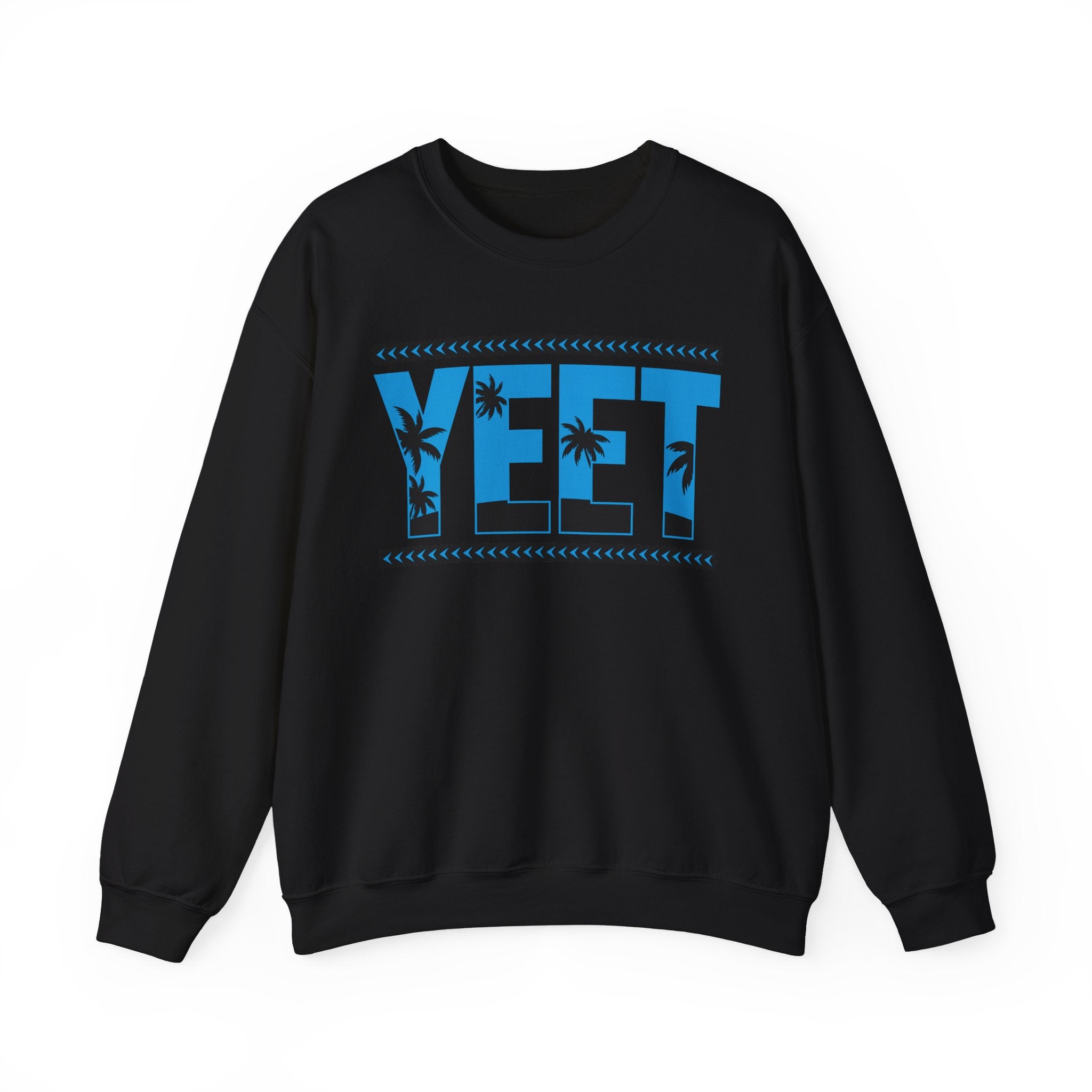 Blue Black Yeet Sweatshirt, Wrestling Fan Unisex Sweatshirt - Gift for Him or Her, Casual Outwear, Heavy Blend Crewneck Sweatshirt