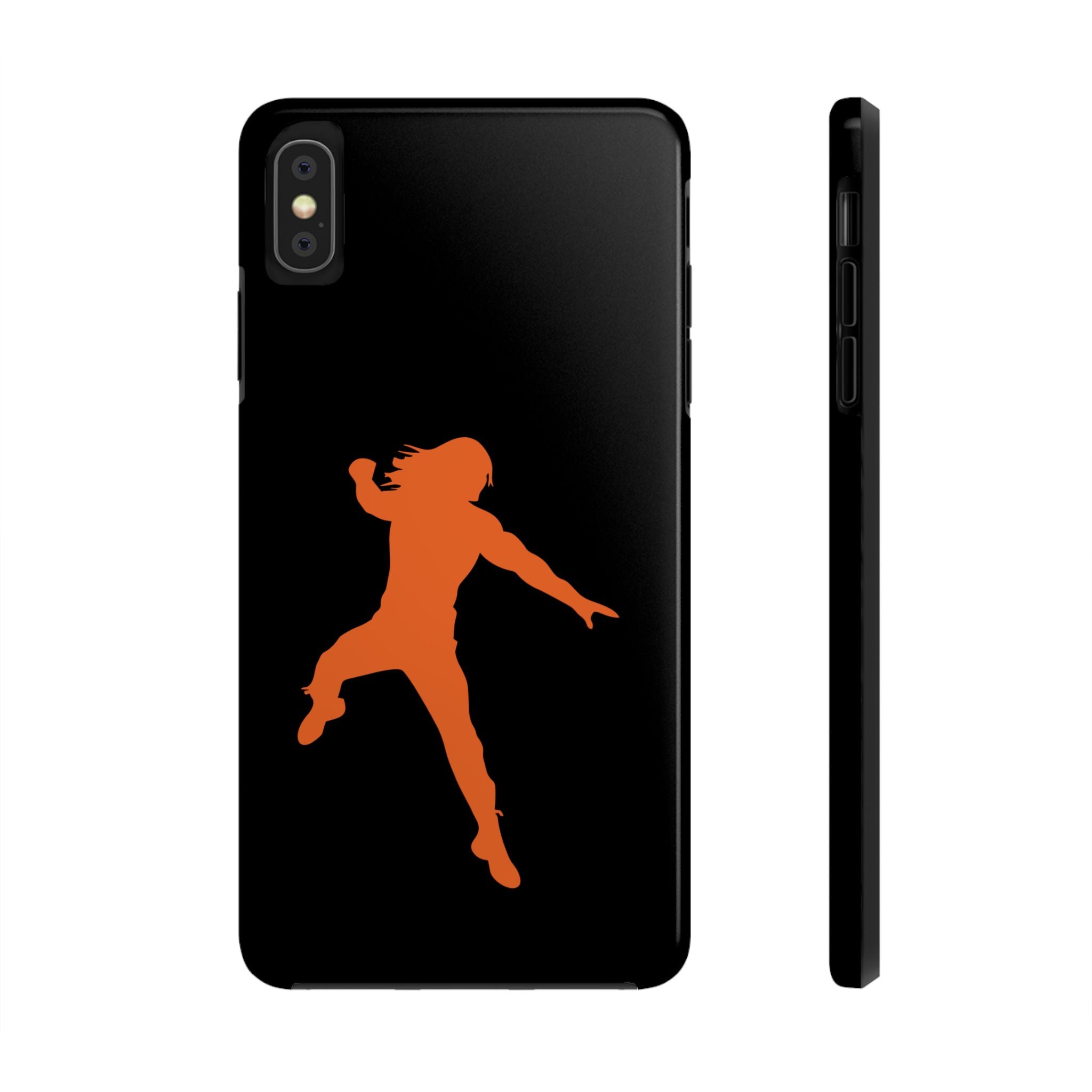 Roman Reigns Jump Orange Graphic Design, iPhone and Samsung Case Cool Graphic Sports Fan Phone Case