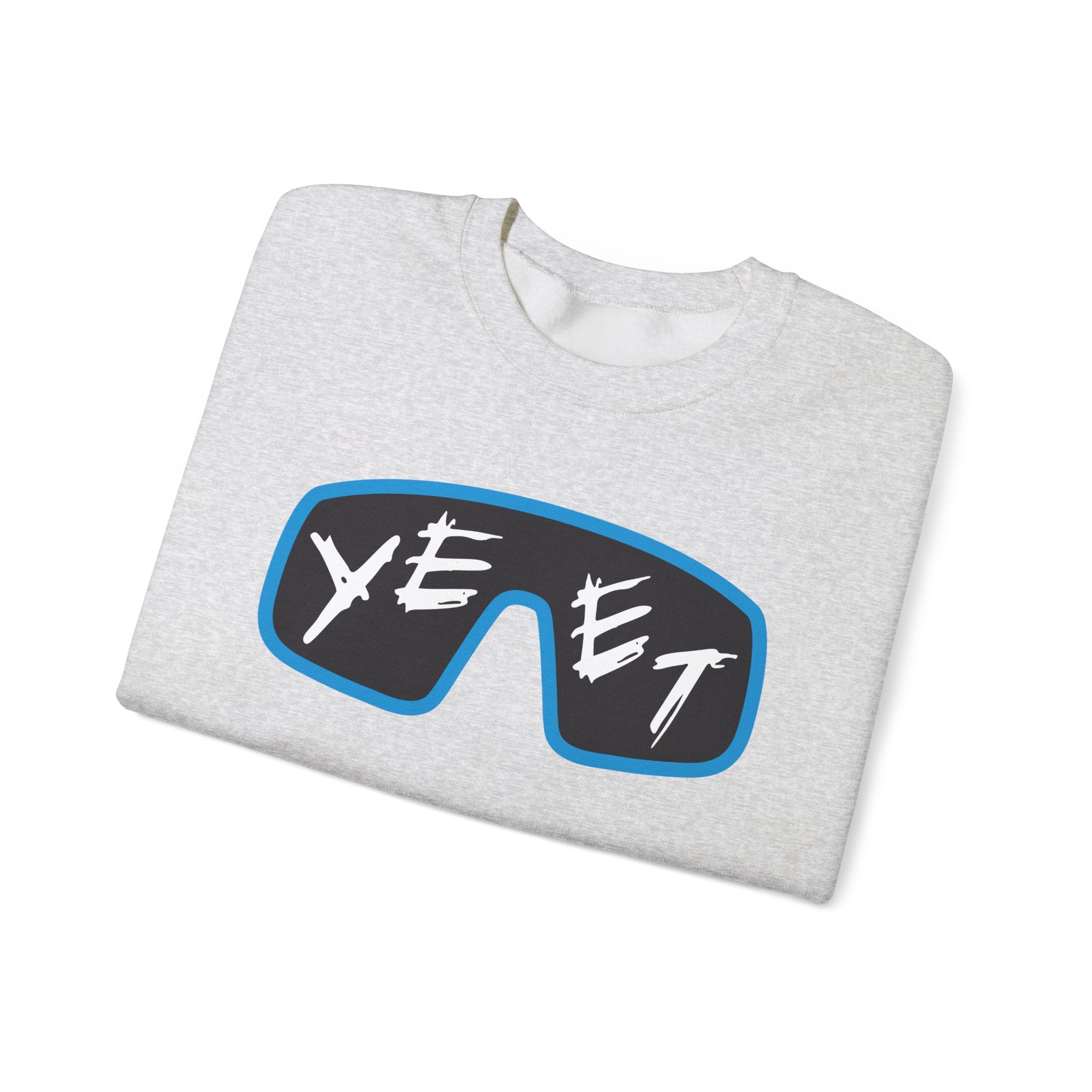 Yeet Glasses Sweatshirt, Wrestling Fan Unisex Sweatshirt - Gift for Him or Her, Casual Outwear, Heavy Blend Crewneck Sweatshirt