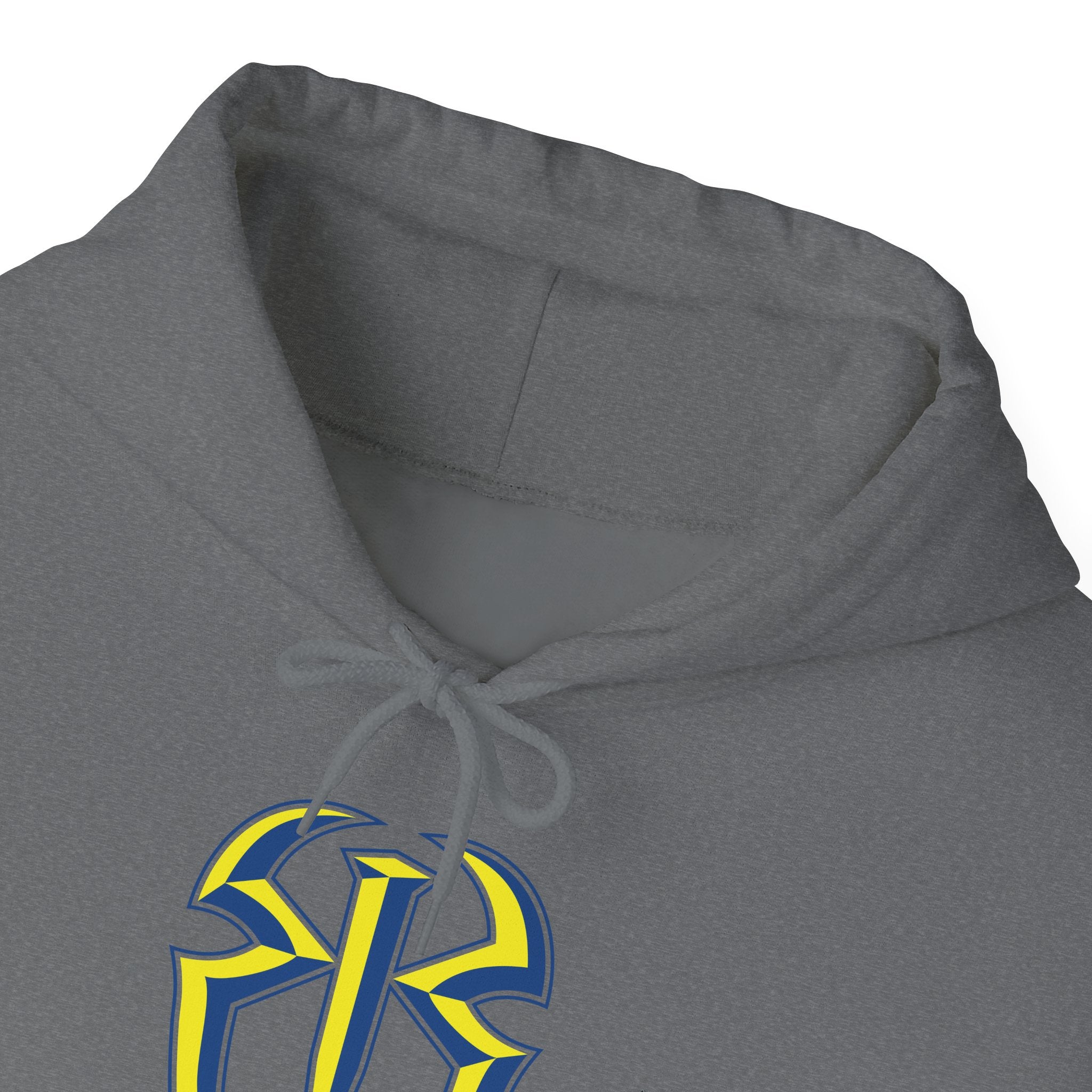 Roman Reigns Blue-Yellow Design Hoodies, Gift for Her - Gift for Him, Sports Fan Wrestling Unisex Hooded Sweatshirt, Casual Outwear