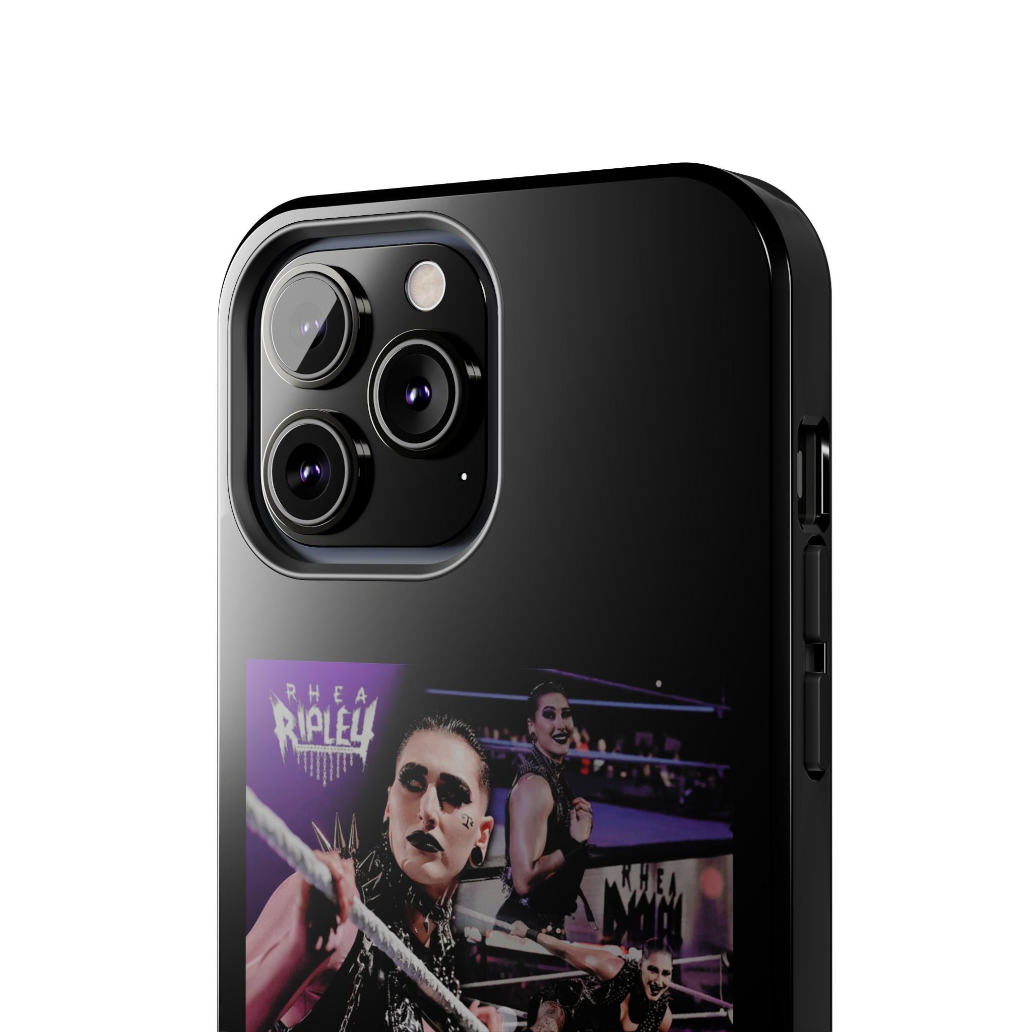 Rhea Ripley Wrap Graphic Portrait Design, iPhone and Samsung Case Cool Graphic Sports Fan Phone Case