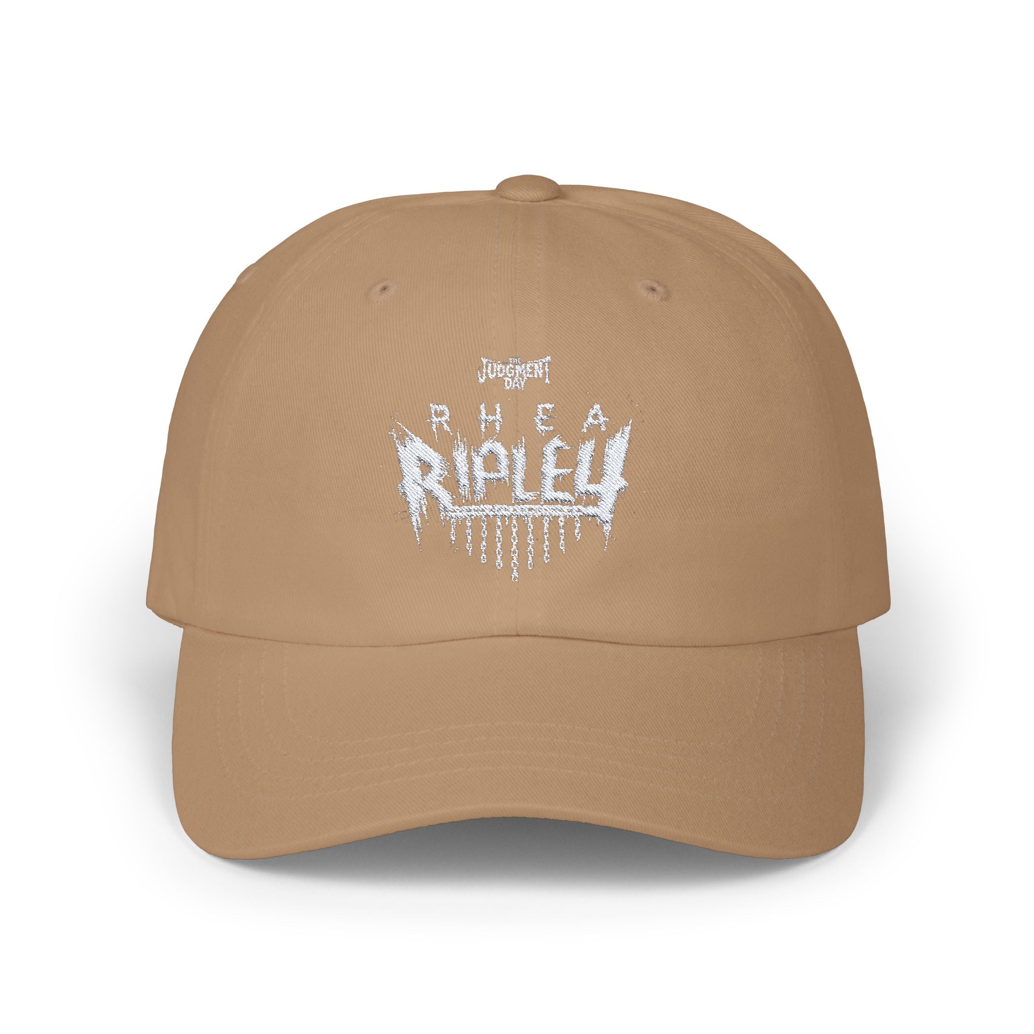 Rhea Ripley "The Judgement Day"  Graphic White Design, Sports Fan, Wrestling Dad Cap for Her and Him - Unisex Classic