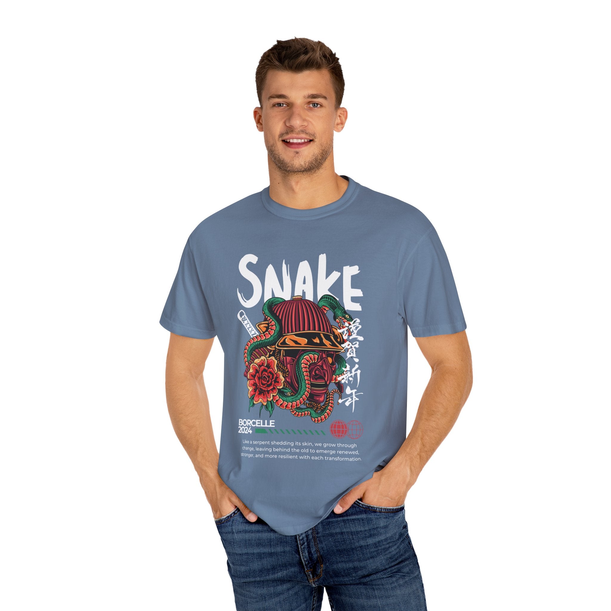 Snake, Graphic Design Unisex T-shirt, Casual Cotton Outwear, Gift for Him- Gift for Her, Stylish Tee, Cool Shirt, Trendy Apparel, Comfortable Top,