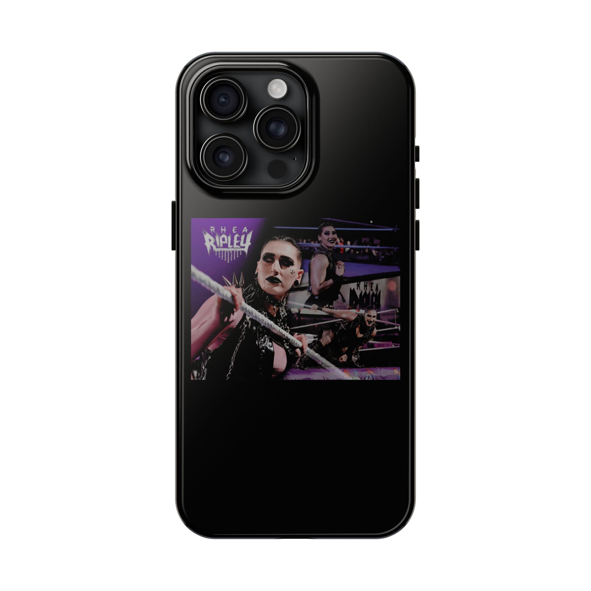 Rhea Ripley Wrap Graphic Portrait Design, iPhone and Samsung Case Cool Graphic Sports Fan Phone Case