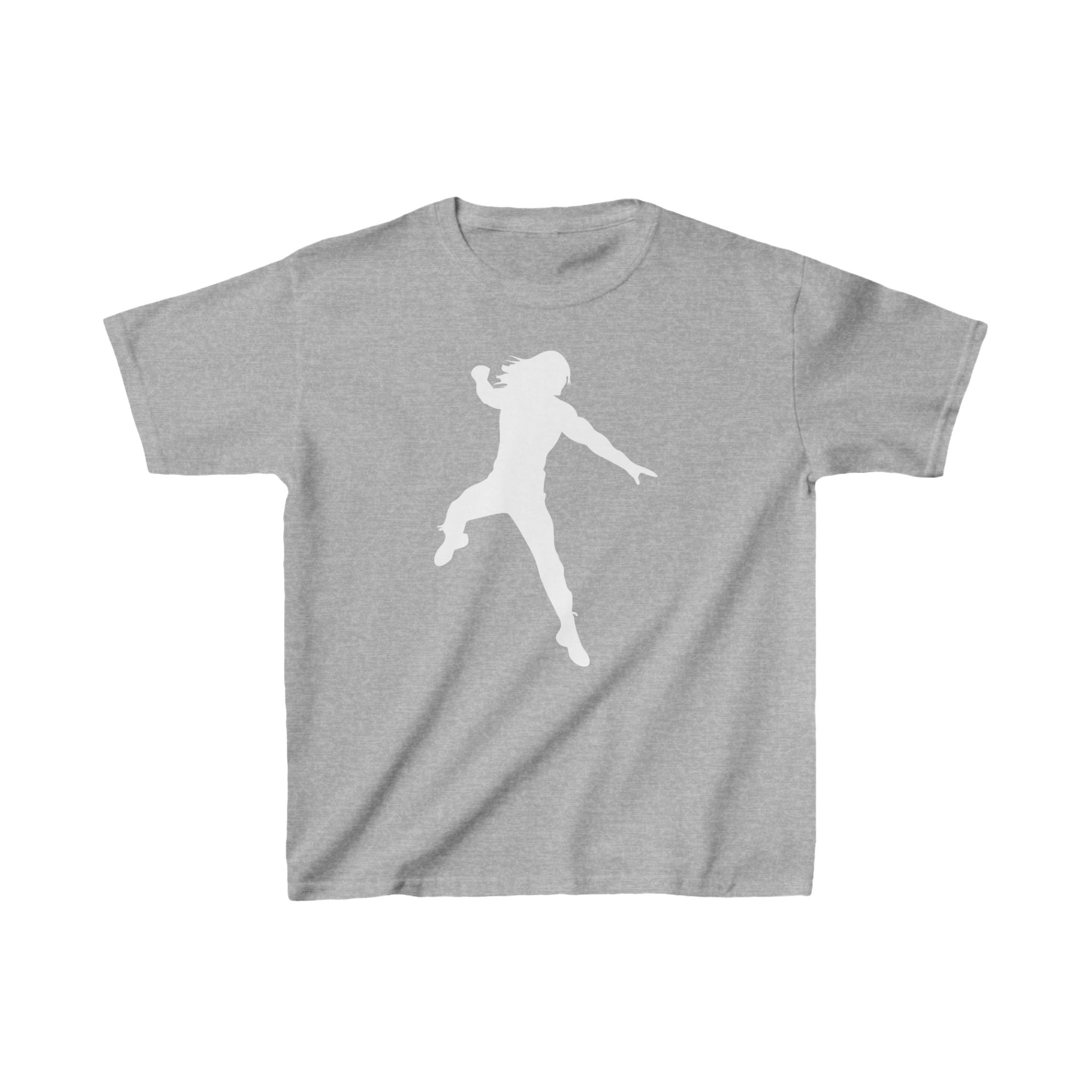 Jump Roman Reigns White Graphic Design Shirt, Unisex Kids Shirt, Sports Fan T-Shirt, Best Gift for Kids,  Cotton Shirt for Kids