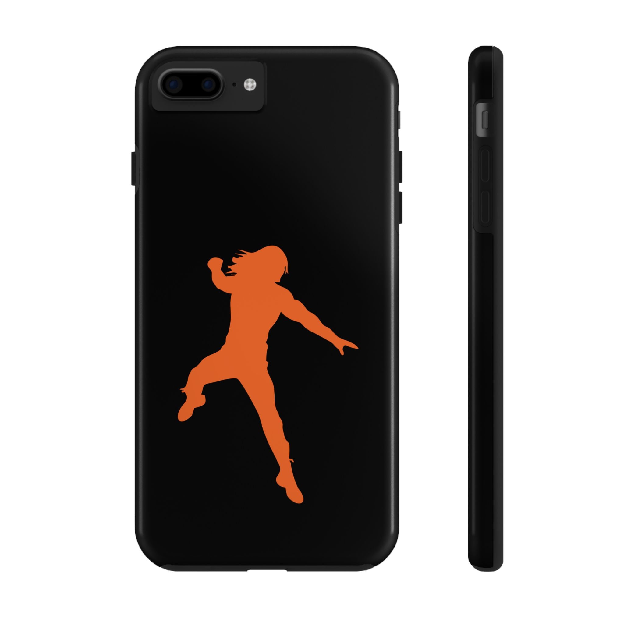 Roman Reigns Jump Orange Graphic Design, iPhone and Samsung Case Cool Graphic Sports Fan Phone Case