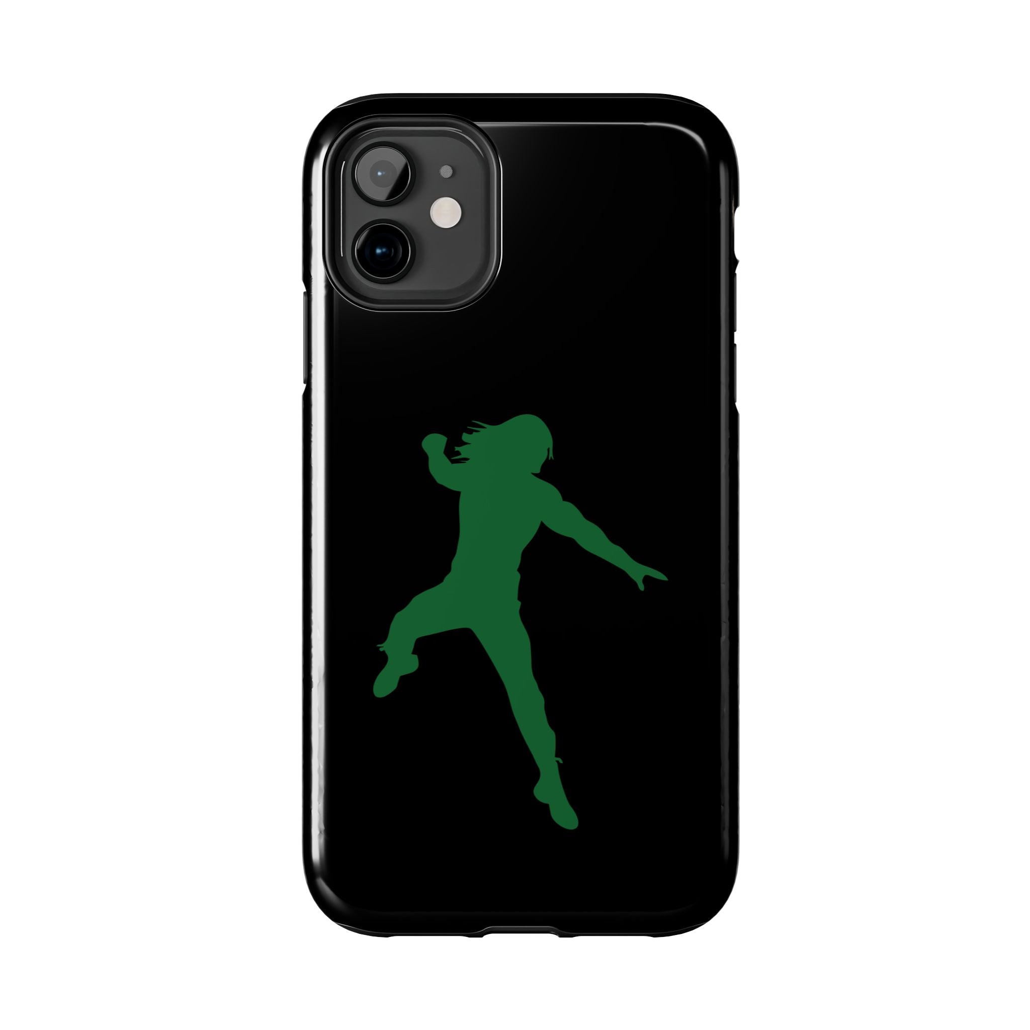 Roman Reigns Jump Green Graphic Design, iPhone and Samsung Case Cool Graphic Sports Fan Phone Case