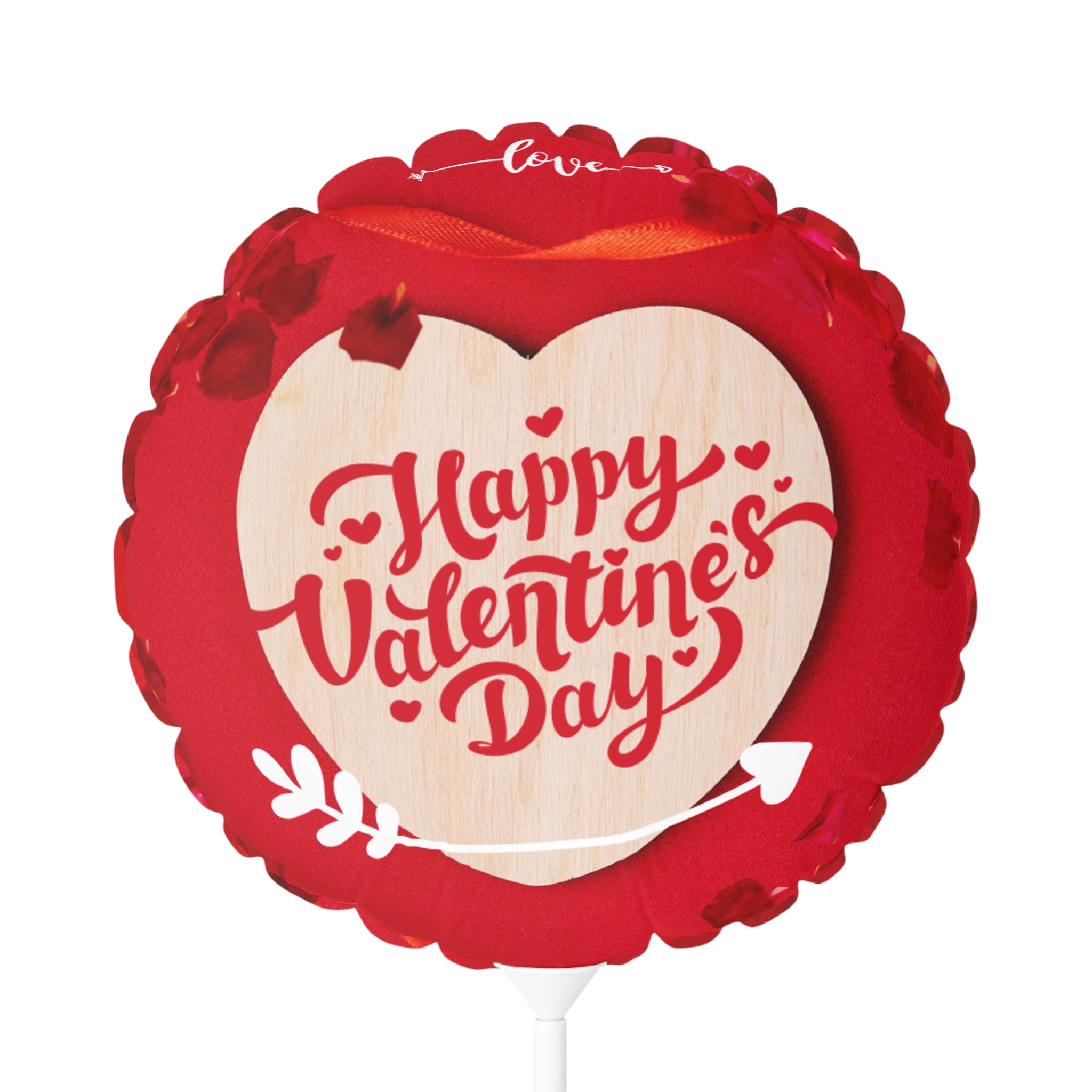 Valentine's Day Love - Balloons, Romantic Heart-Shaped Decorations and Words, Love Party Supplies, Anniversary Celebration