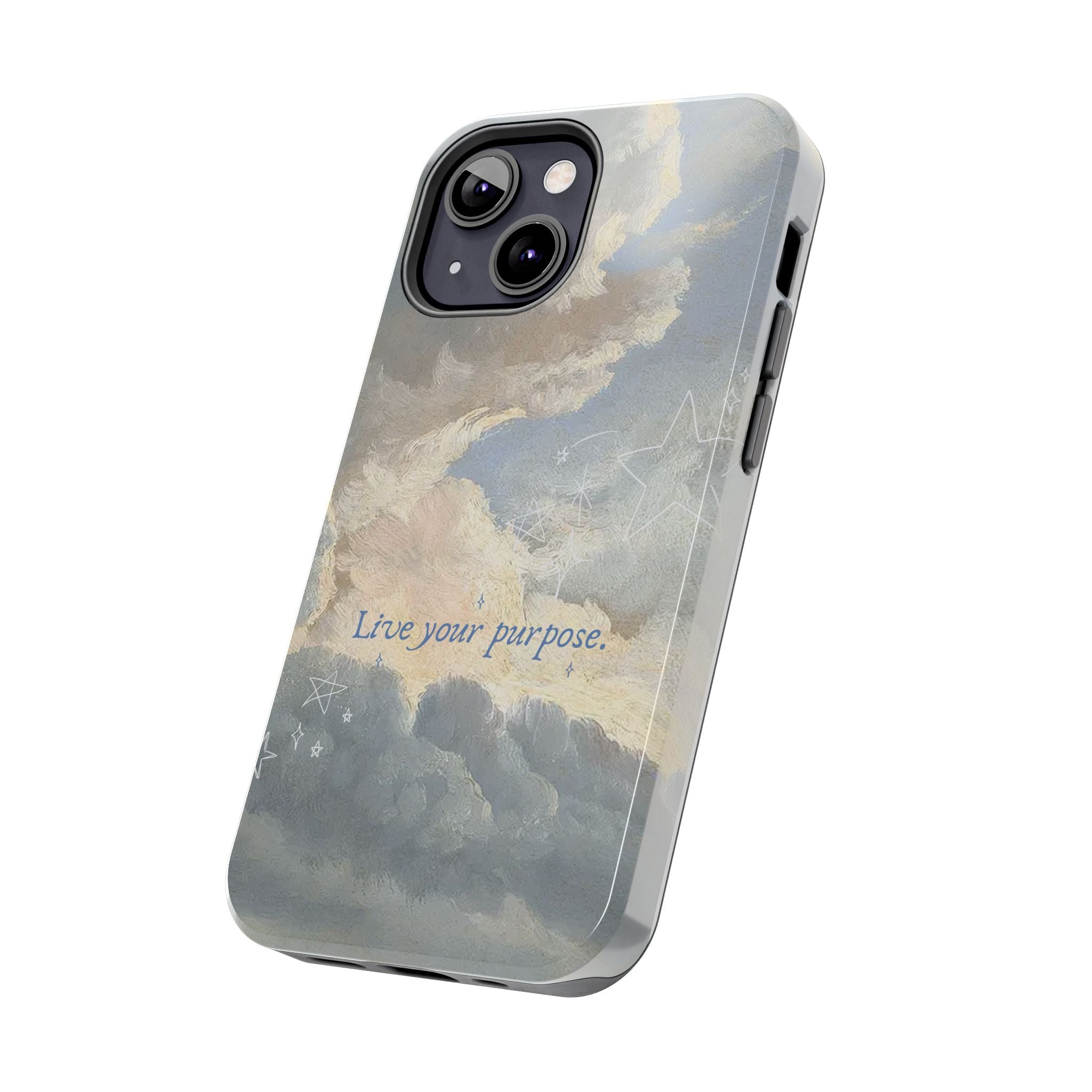 Live Your Purpose, Elegant Phone Cases, Stylish Phone Covers, Chic Phone Protectors, Fashionable Case for Her, Trendy Smartphone Accessories