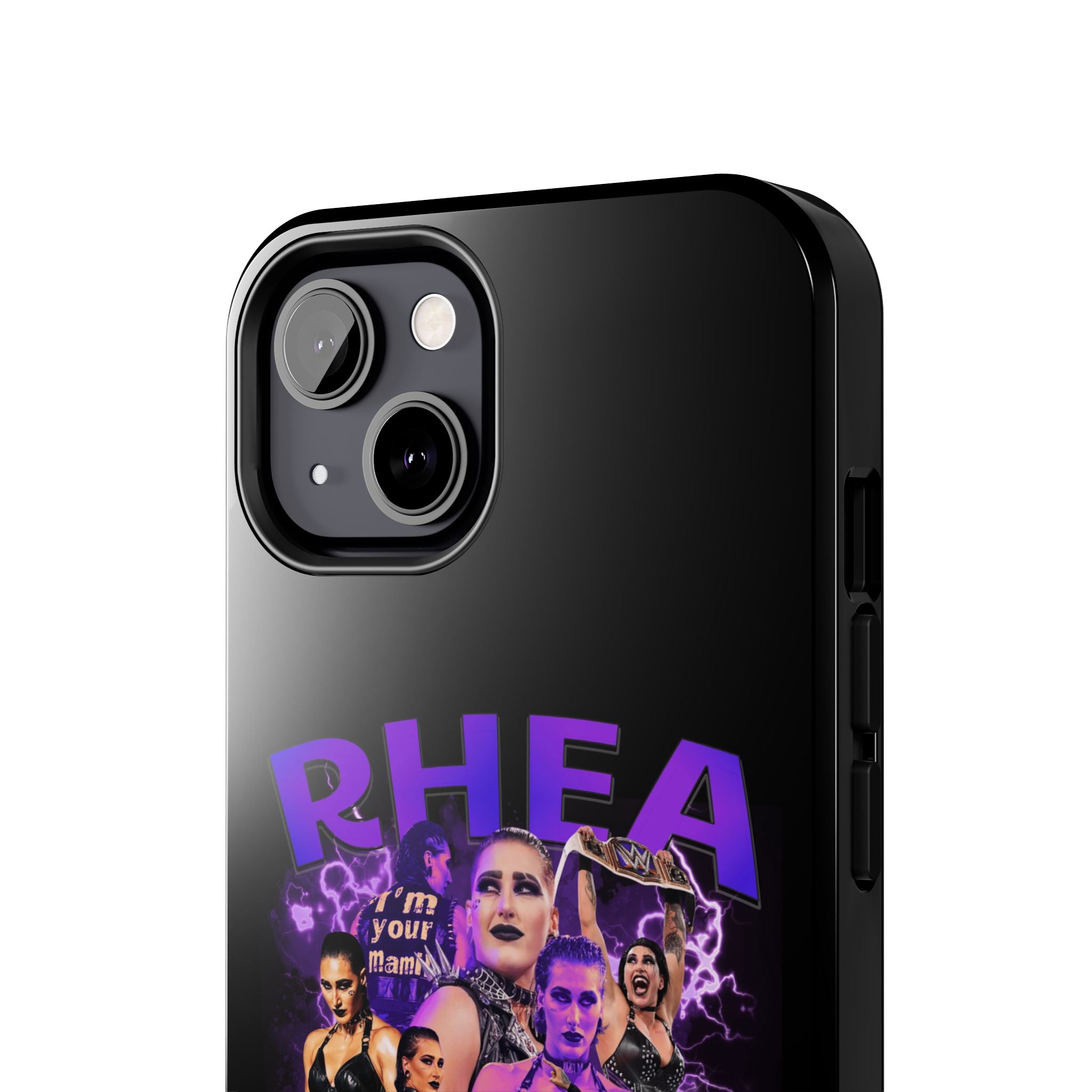 Rhea Ripley Graphic Portrait Design, iPhone and Samsung Case Cool Graphic Sports Fan Phone Case