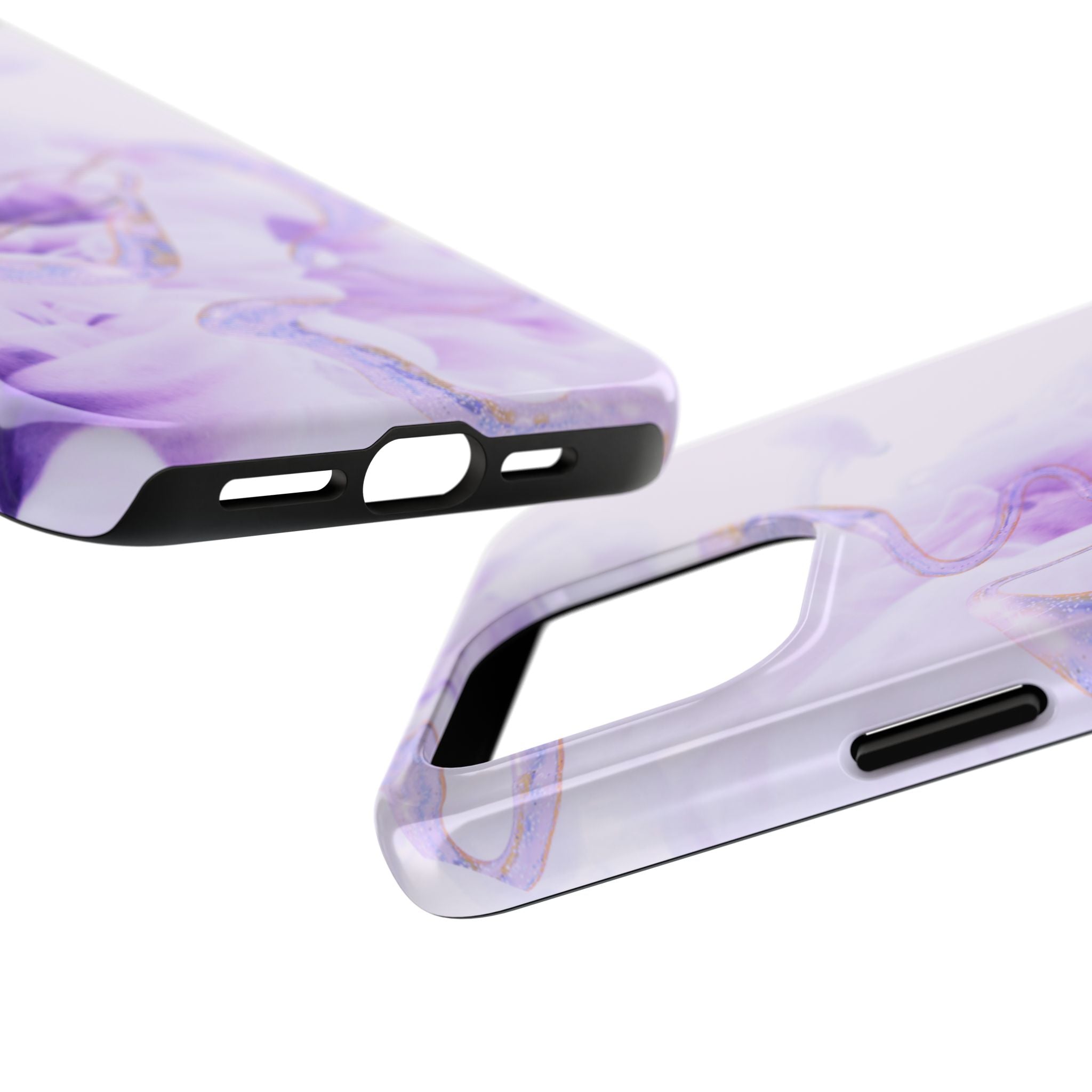 Abstract Purple Fluid Design, Elegant Phone Cases, Stylish Phone Covers, Chic Phone Protectors, Fashionable Case for Her, Trendy Smartphone Accessories