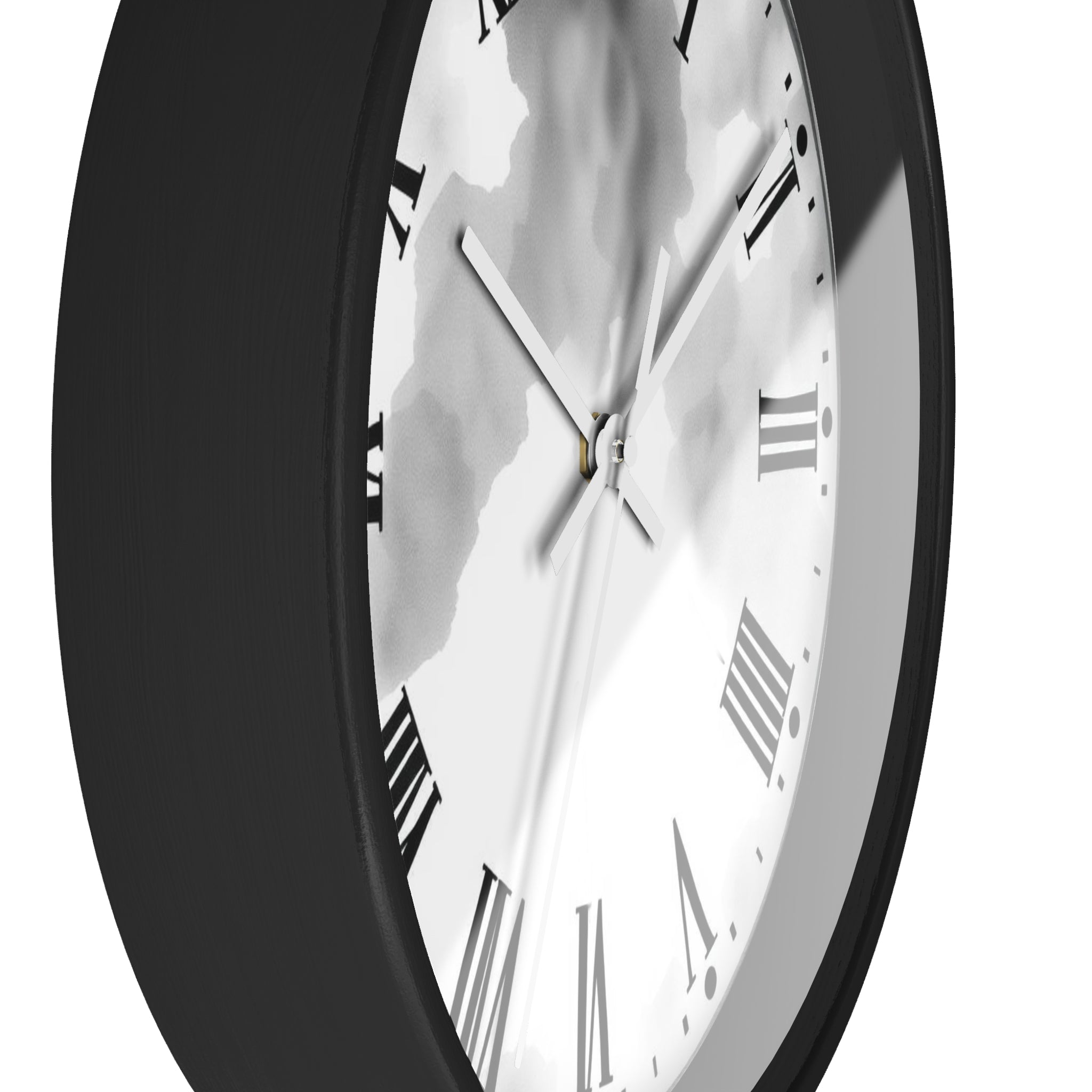 Classic Black and White Design Elegant Wall Clock, Home Decor, Wall Art