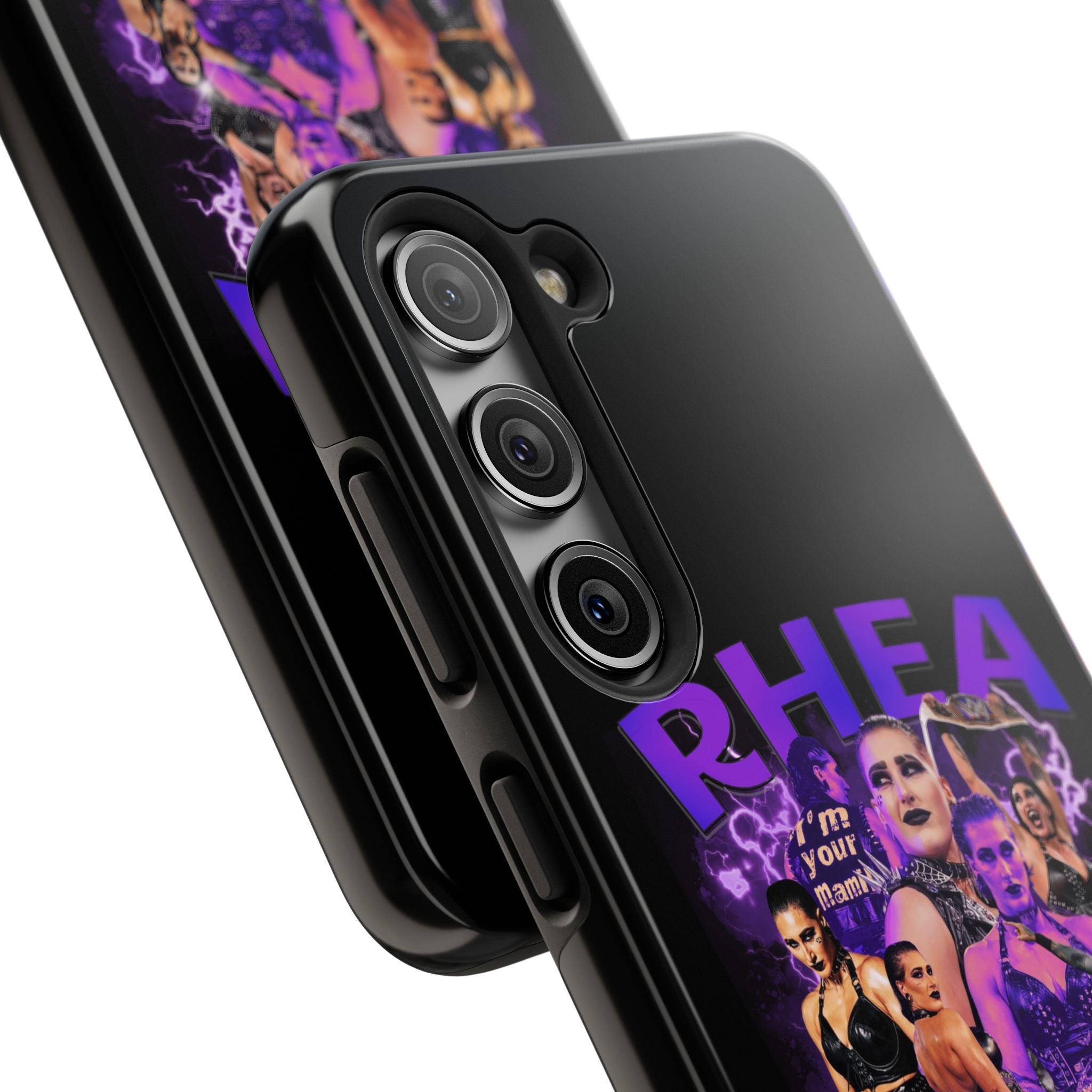 Rhea Ripley Graphic Portrait Design, iPhone and Samsung Case Cool Graphic Sports Fan Phone Case