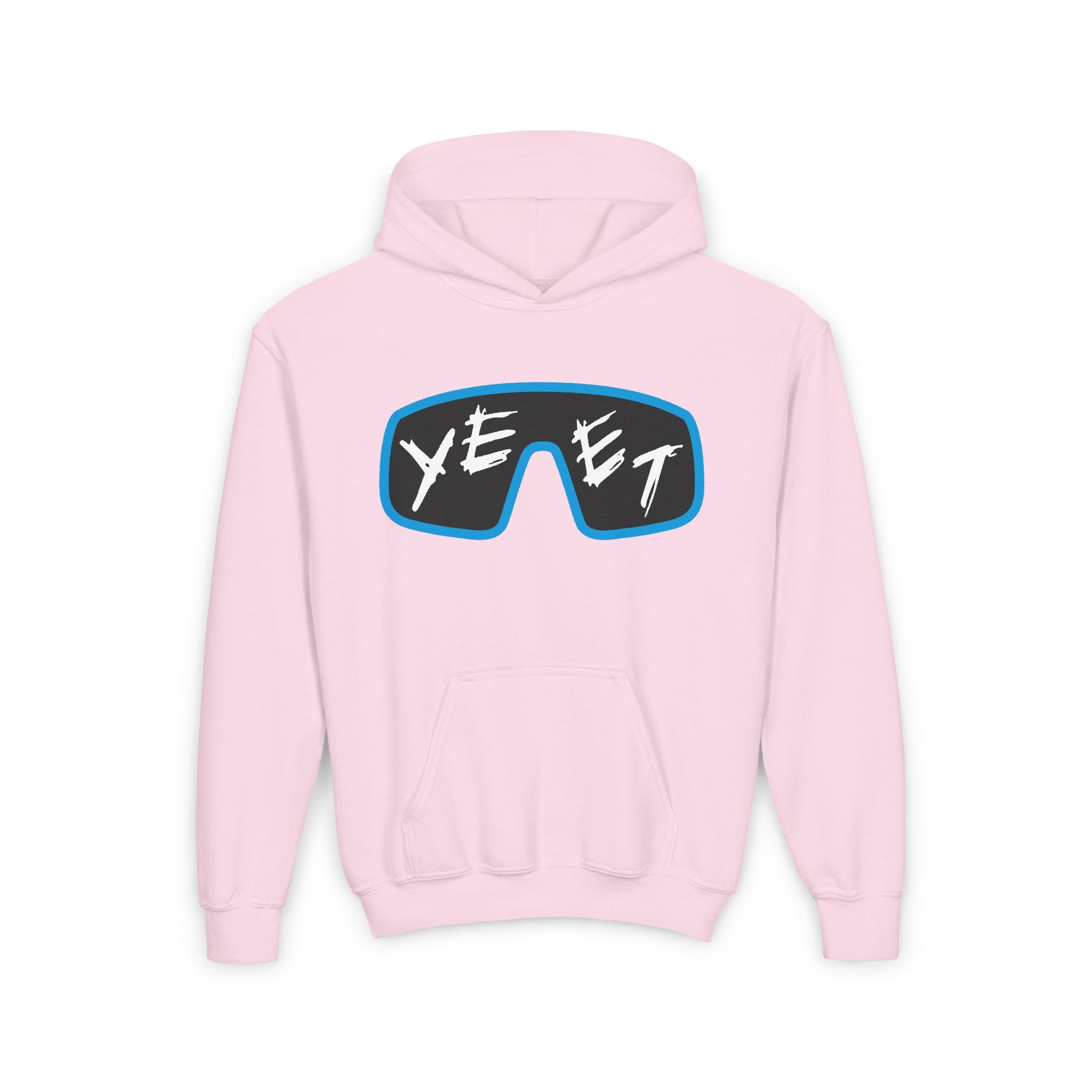 Yeet Glasses Shirt Design, Sports Fan Kids Hoodies - Youth Heavy Blend Hooded Sweatshirt, Unisex Wrestling Fan Hoodies, Gift for Her-Him, Casual Outwear