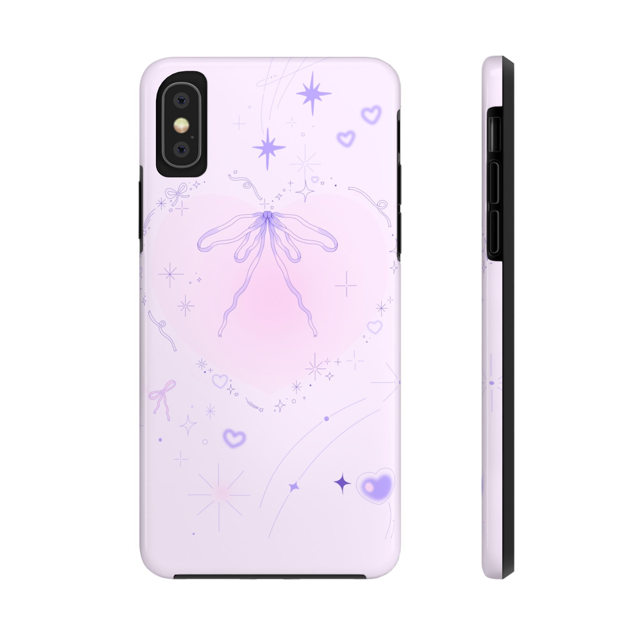 Pink Purple Delicate Fine Line Design, Elegant Phone Cases, Stylish Phone Covers, Chic Phone Protectors, Fashionable Case for Her, Trendy Smartphone Accessories