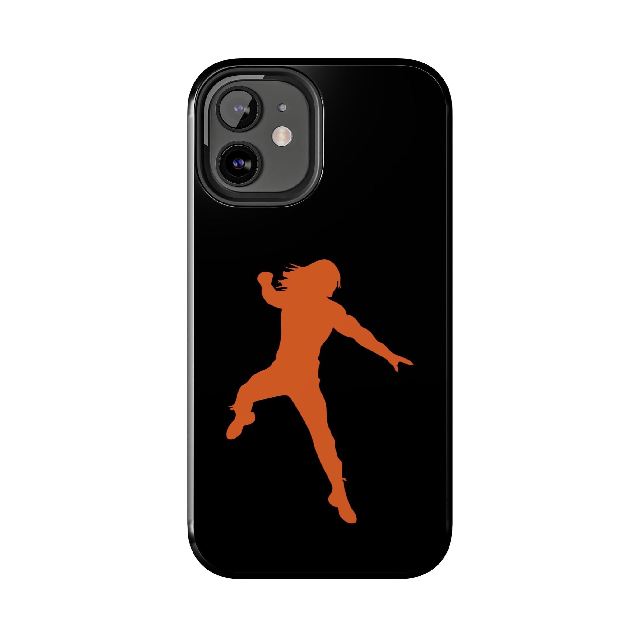 Roman Reigns Jump Orange Graphic Design, iPhone and Samsung Case Cool Graphic Sports Fan Phone Case