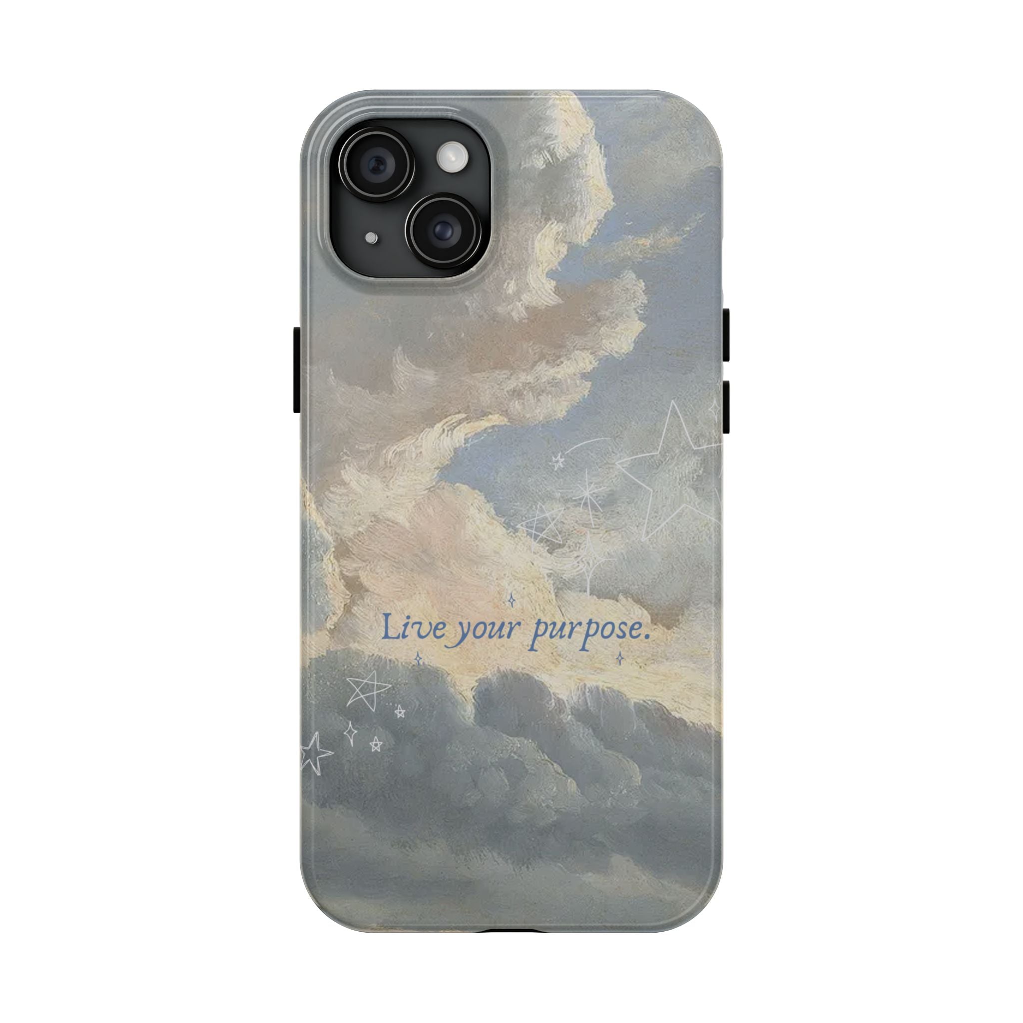 Live Your Purpose, Elegant Phone Cases, Stylish Phone Covers, Chic Phone Protectors, Fashionable Case for Her, Trendy Smartphone Accessories