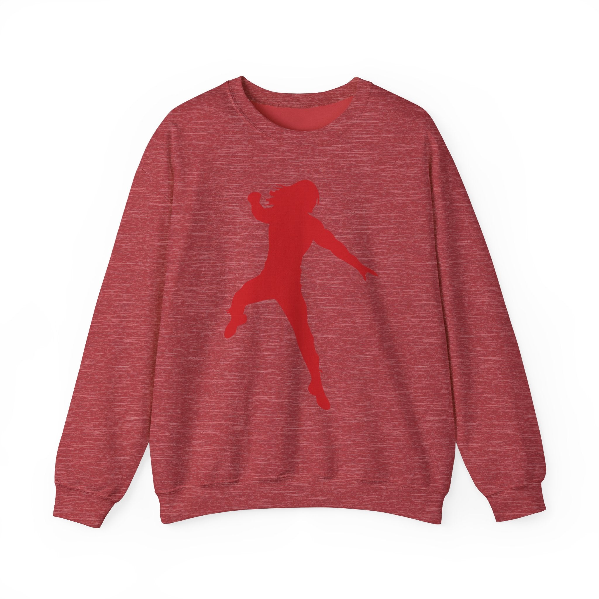 Roman Reigns Red Design, Wrestling Fan Unisex Sweatshirt - Gift for Him or Her, Casual Outwear, Graphic Design, Heavy Blend Crewneck Sweatshirt