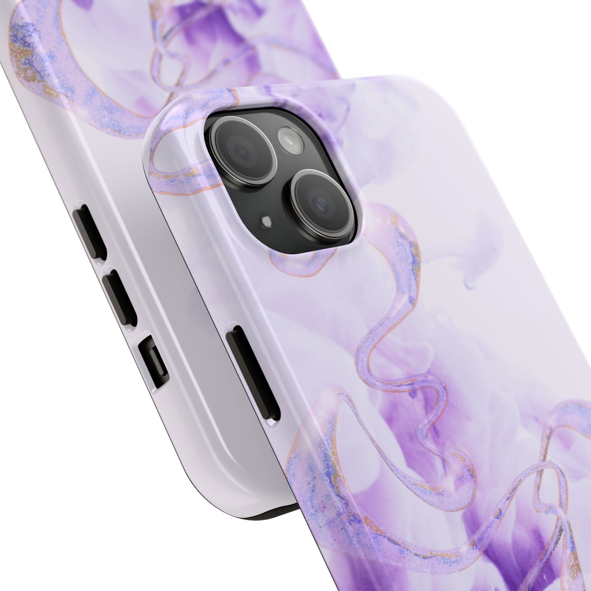 Abstract Purple Fluid Design, Elegant Phone Cases, Stylish Phone Covers, Chic Phone Protectors, Fashionable Case for Her, Trendy Smartphone Accessories