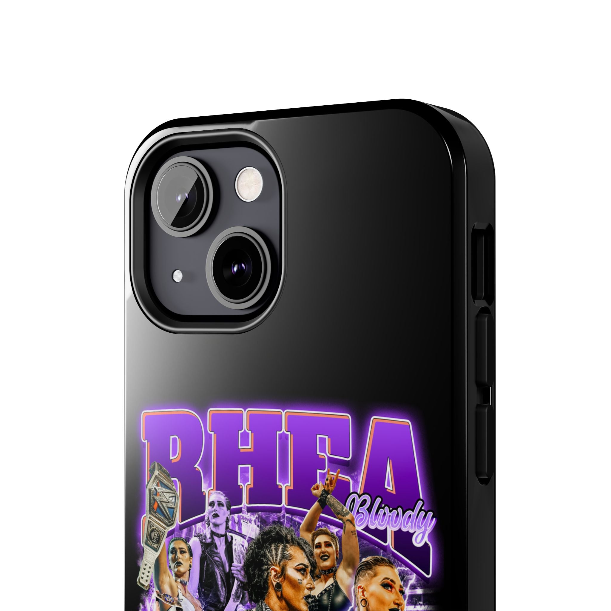 Rhea Ripley Graphic Portrait Design, iPhone and Samsung Case Cool Graphic Sports Fan Phone Case