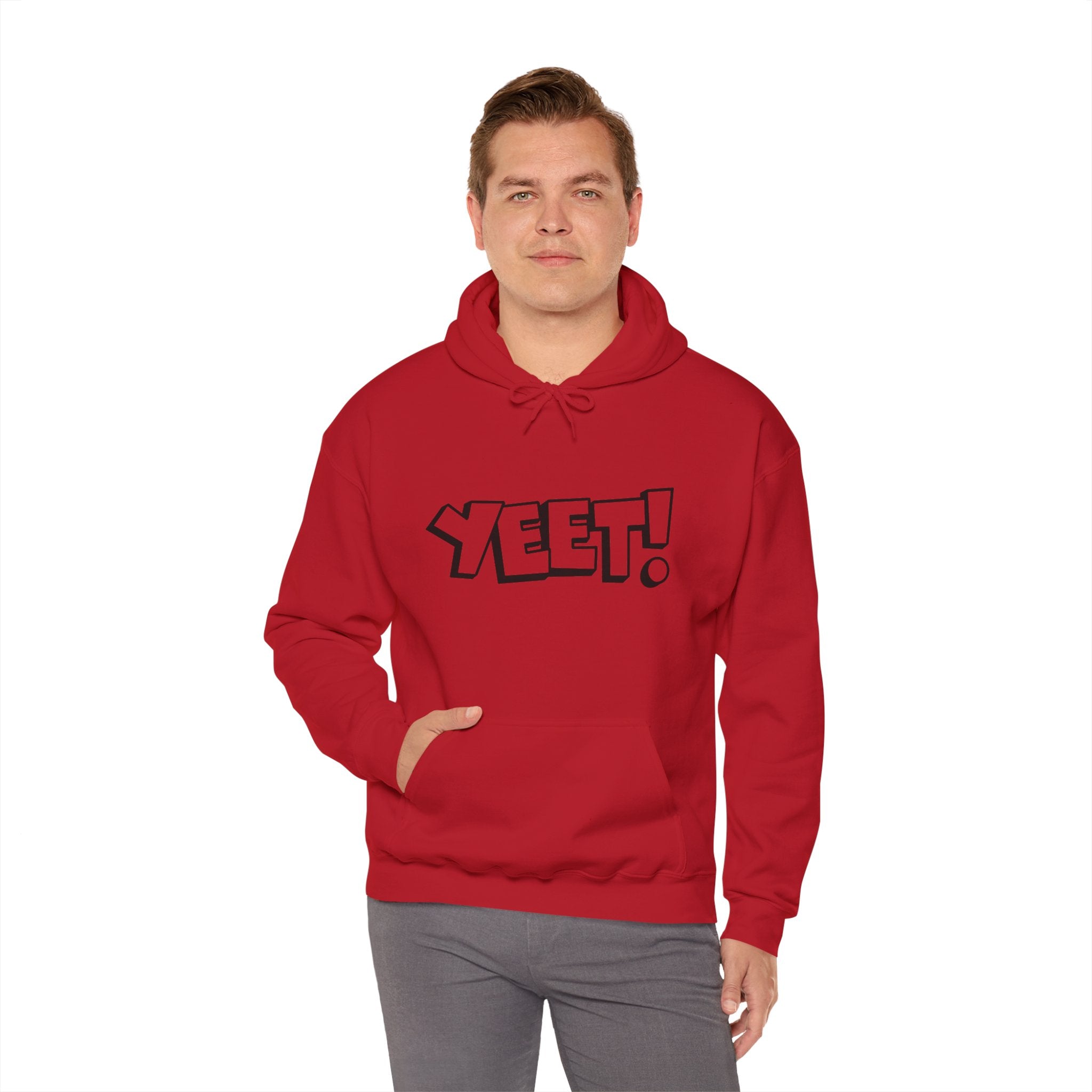 Yeet Graphic Hoodies, Gift for Her - Gift for Him, Sports Fan Wrestling Unisex Hooded Sweatshirt, Casual Outwear