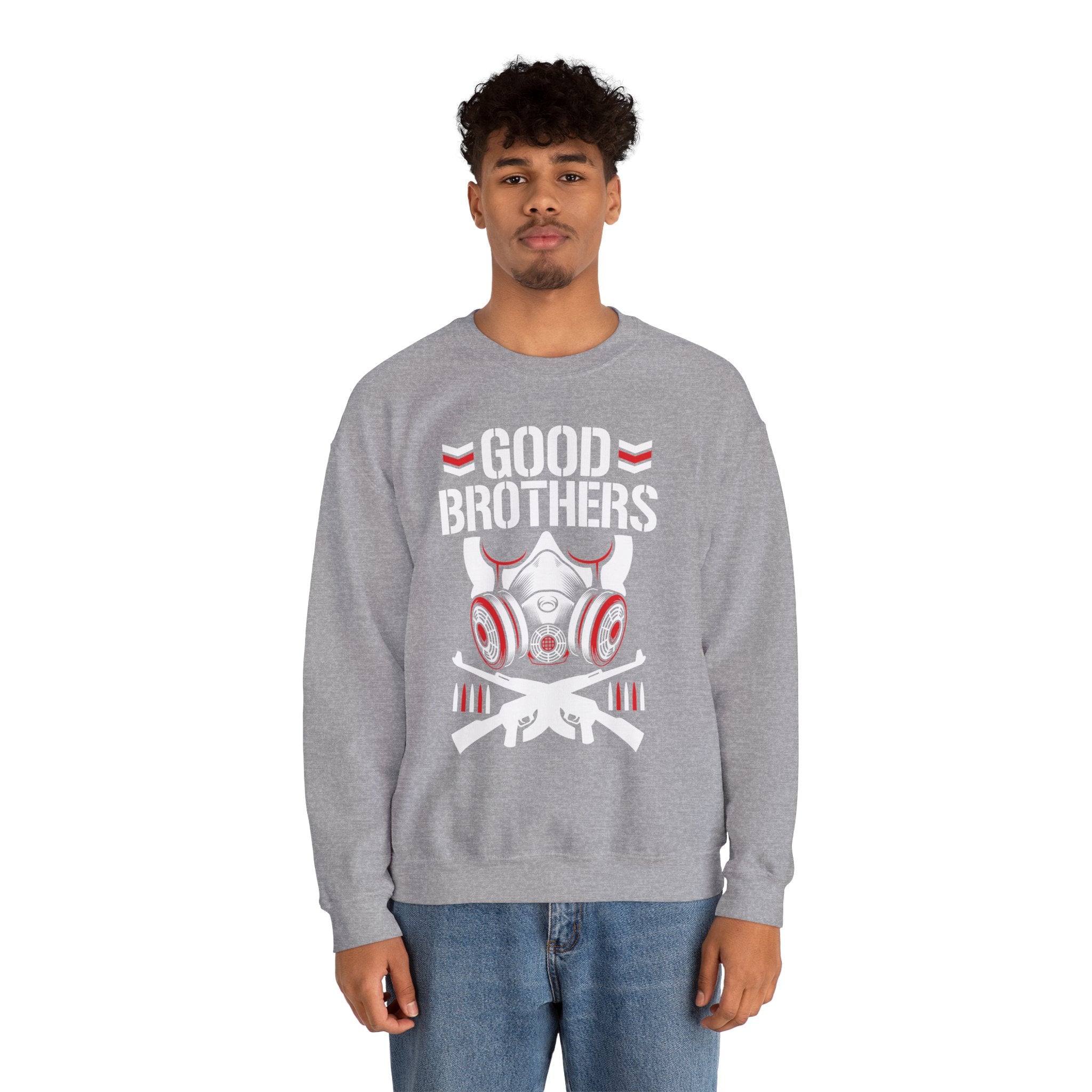 Good Brothers Sweatshirt  Design, Sports Sweatshirt, Wrestling  Fan Unisex Sweatshirt - Gift for Him or Her, Casual Outwear, Heavy Blend Crewneck Sweatshirt