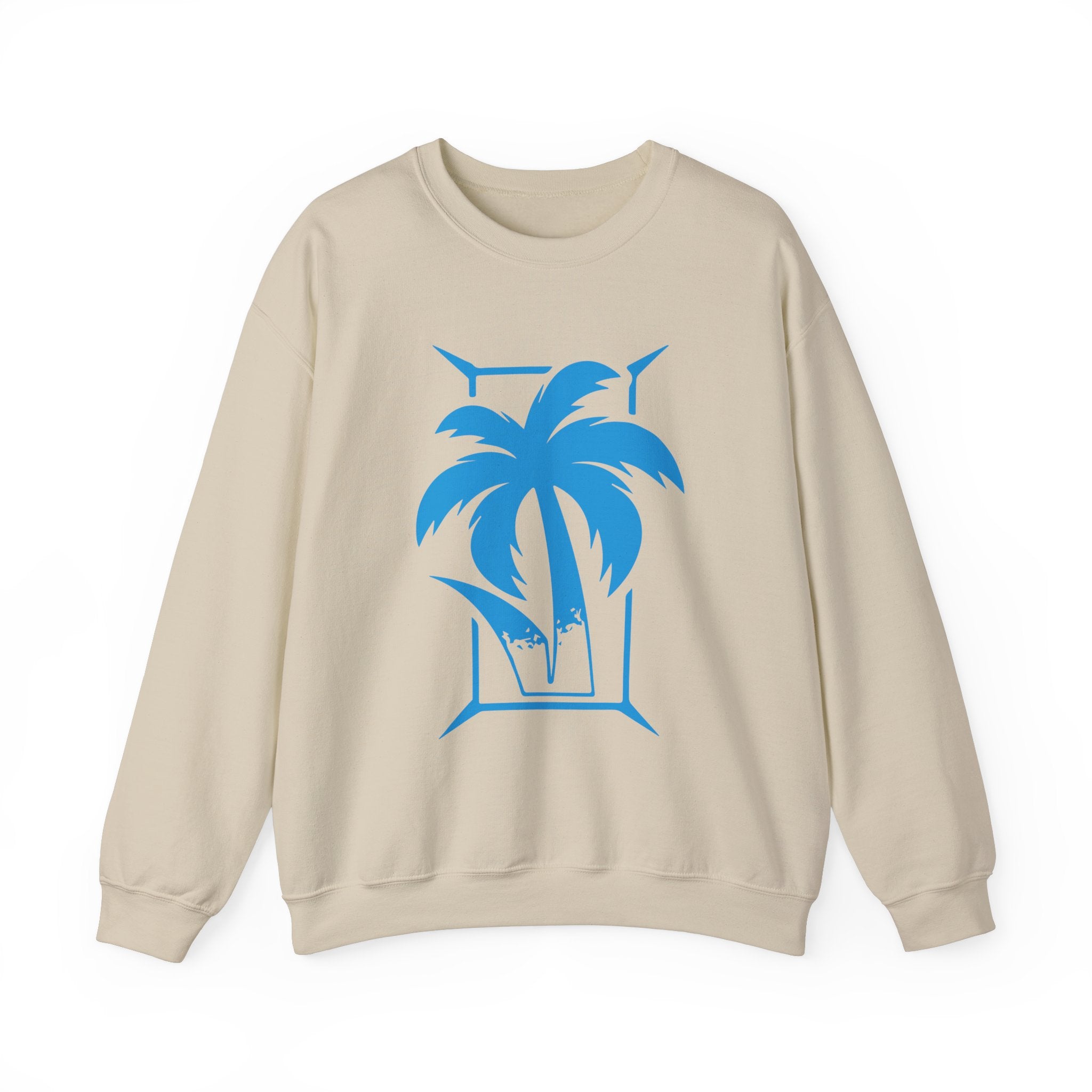 Palm Tree Design Jey Uso Sweatshirt, Wrestling Fan Unisex Sweatshirt - Gift for Him or Her, Casual Outwear, Heavy Blend Crewneck Sweatshirt