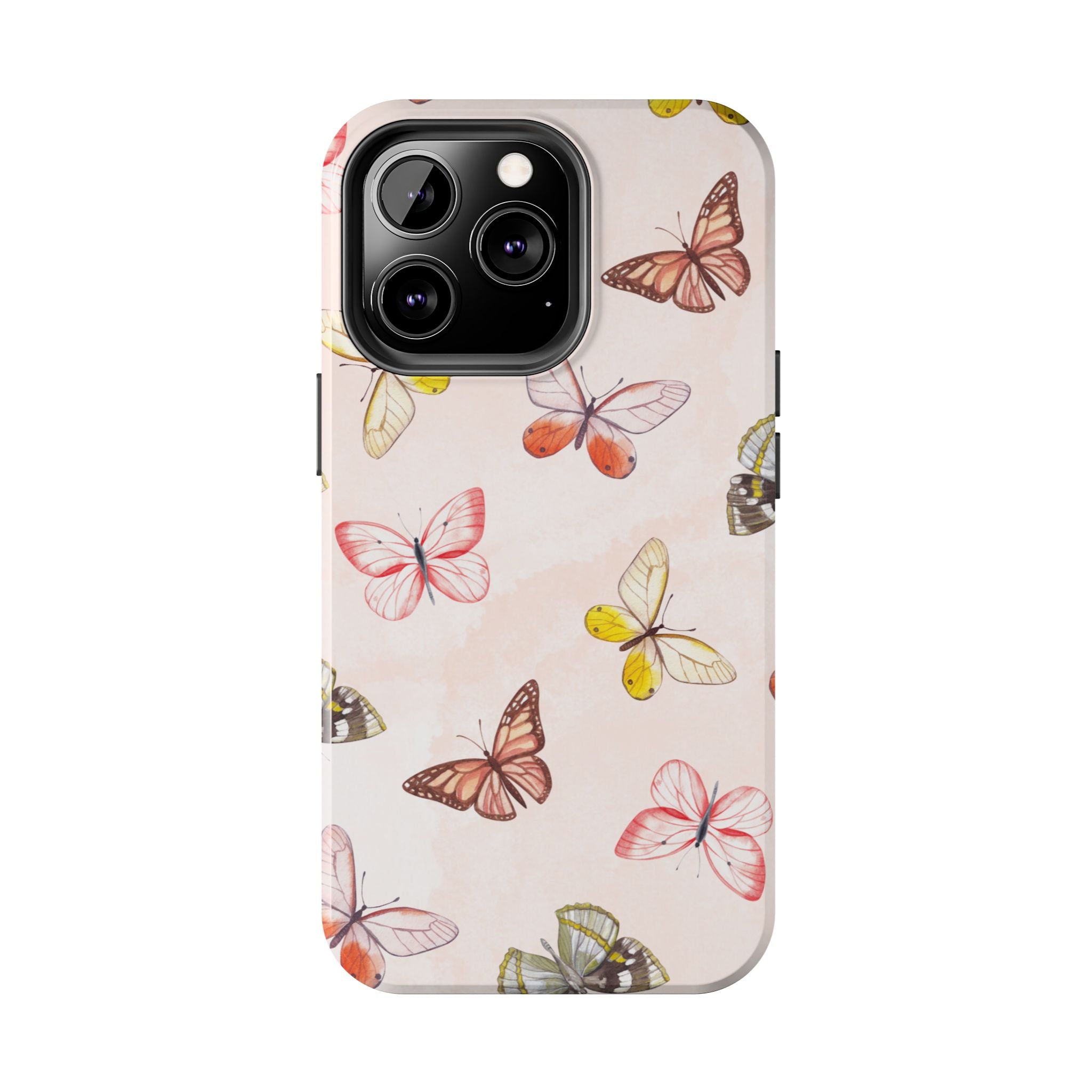 Pink Butterflies, Elegant Phone Cases, Stylish Phone Covers, Chic Phone Protectors, Fashionable Case for Her, Trendy Smartphone Accessories