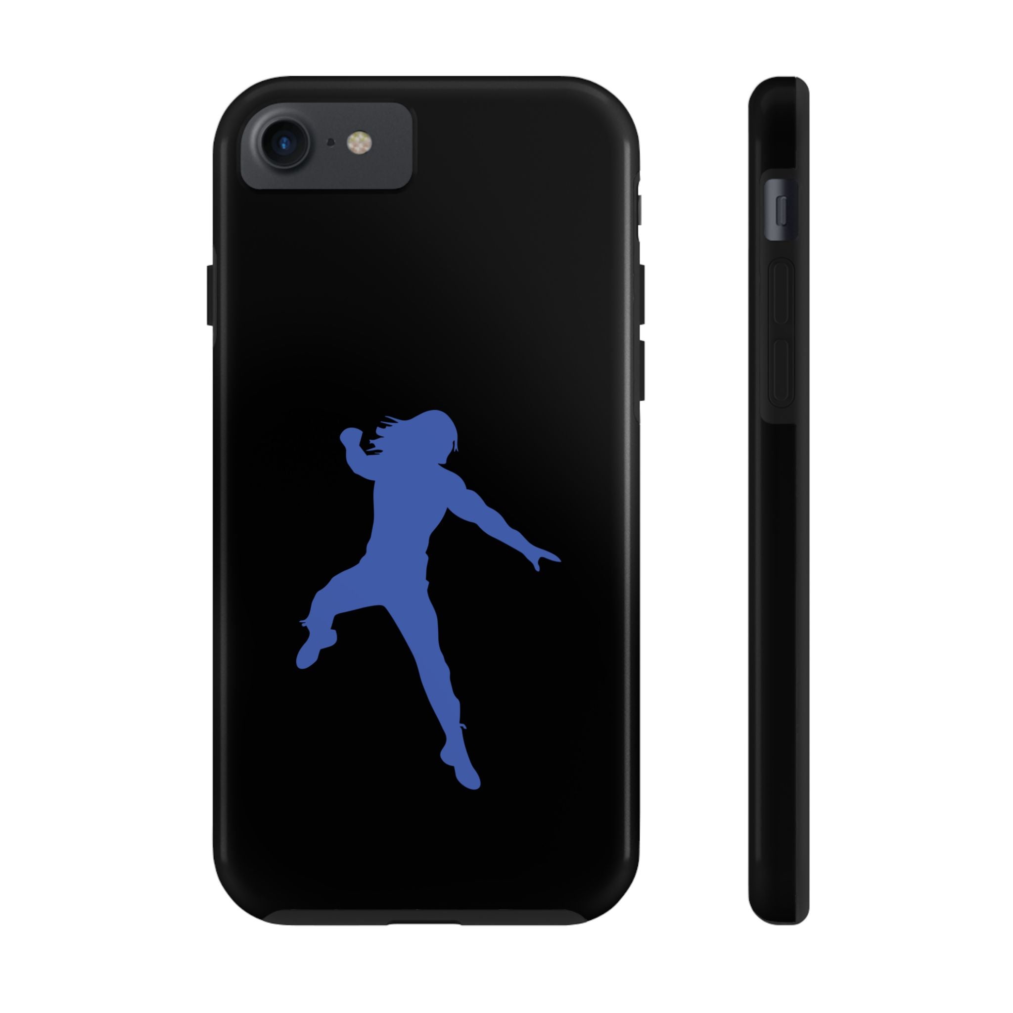 Roman Reigns Jump Blue Graphic Design, iPhone and Samsung Case Cool Graphic Sports Fan Phone Case