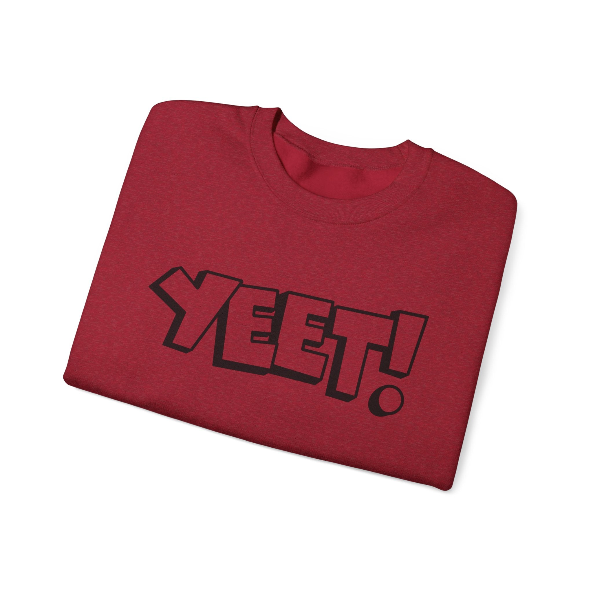 Yeet! Shirt Design, Wrestling Fan Unisex Sweatshirt - Gift for Him or Her, Casual Outwear, Graphic Design, Heavy Blend Crewneck Sweatshirt