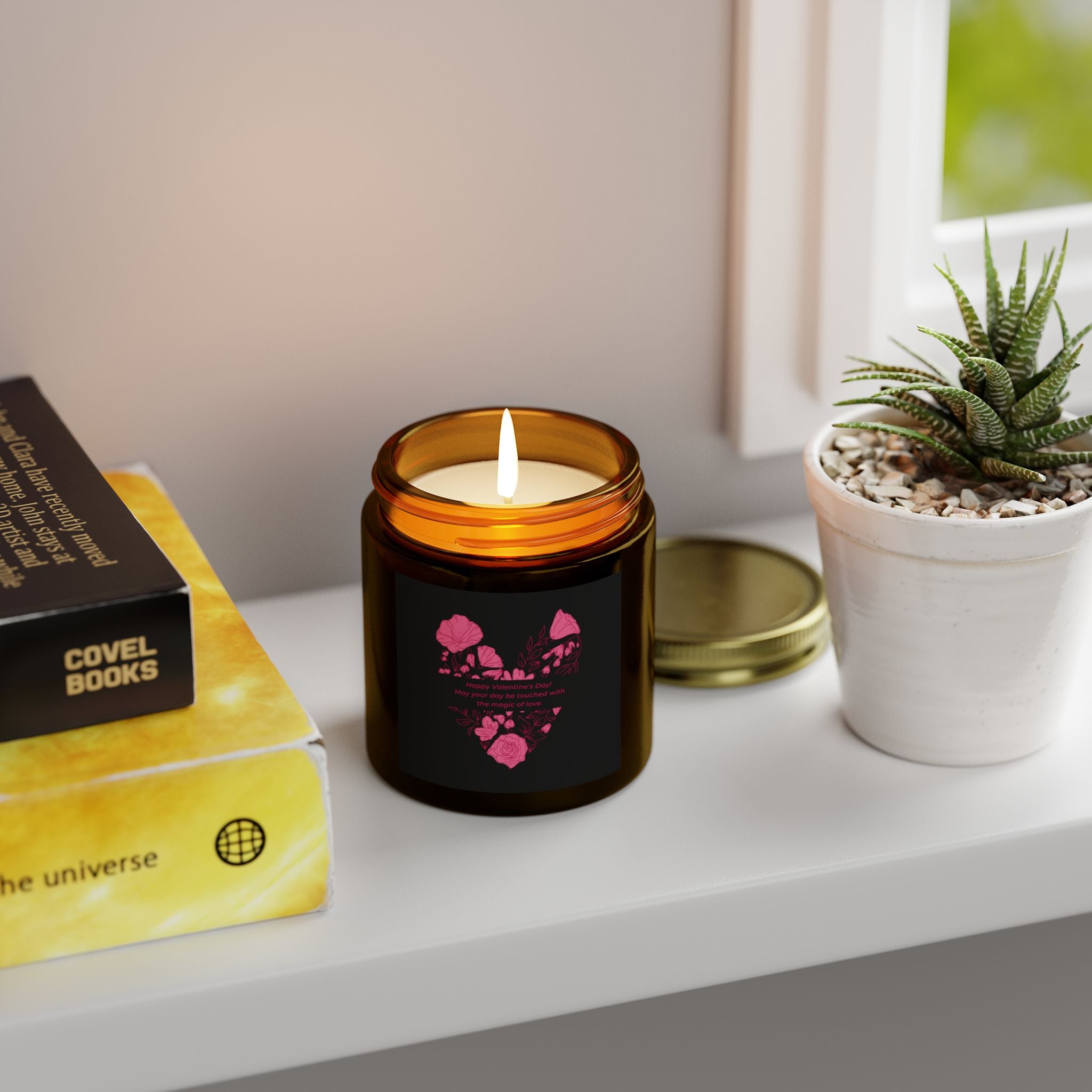 Touch of Magic, Valentine's Day Candle, Scented Candles, Luxury Candles Gifts for Women, Stress Relief Luxury Aromatherapy Candles, Romantic Candle Valentines Day Gifts for Her