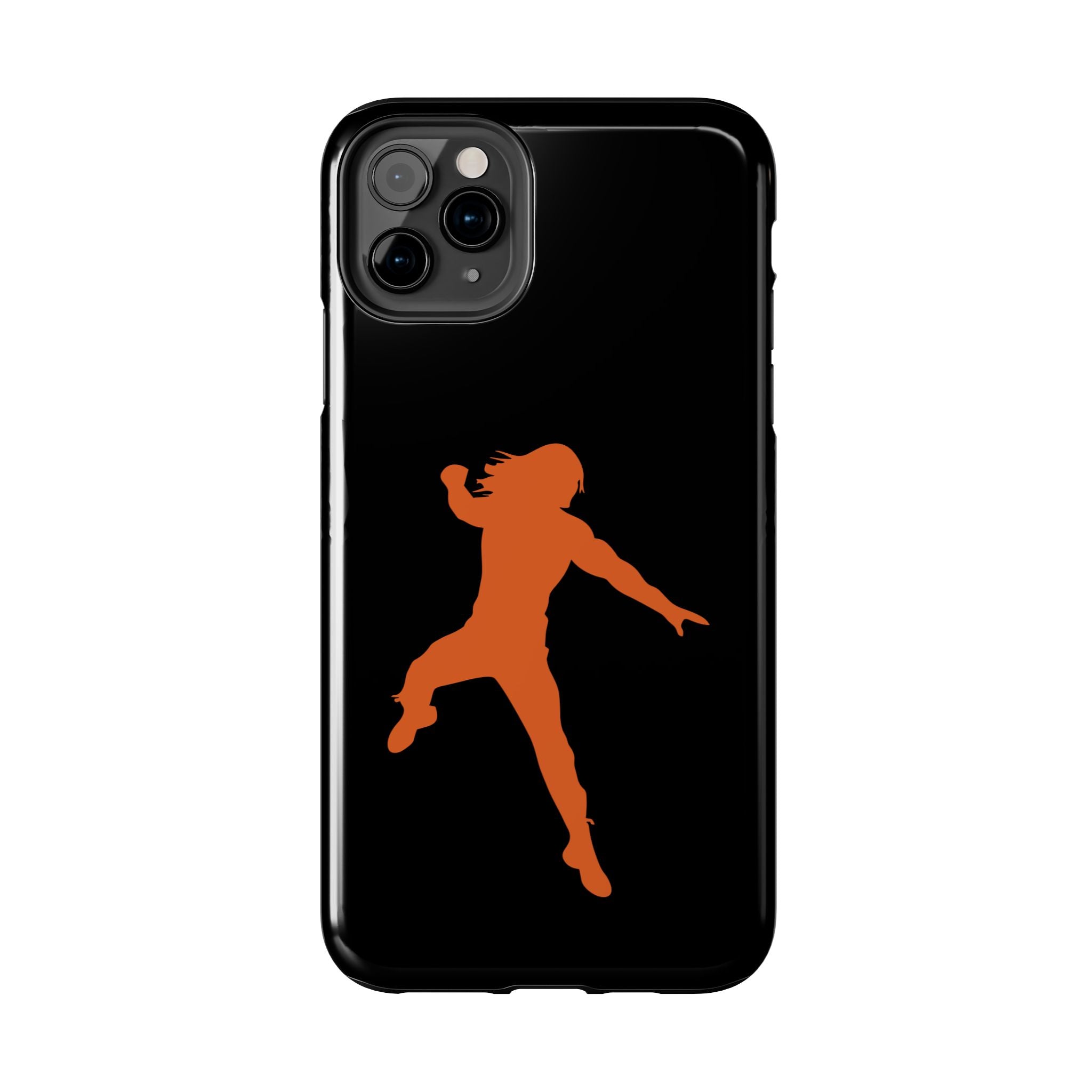 Roman Reigns Jump Orange Graphic Design, iPhone and Samsung Case Cool Graphic Sports Fan Phone Case