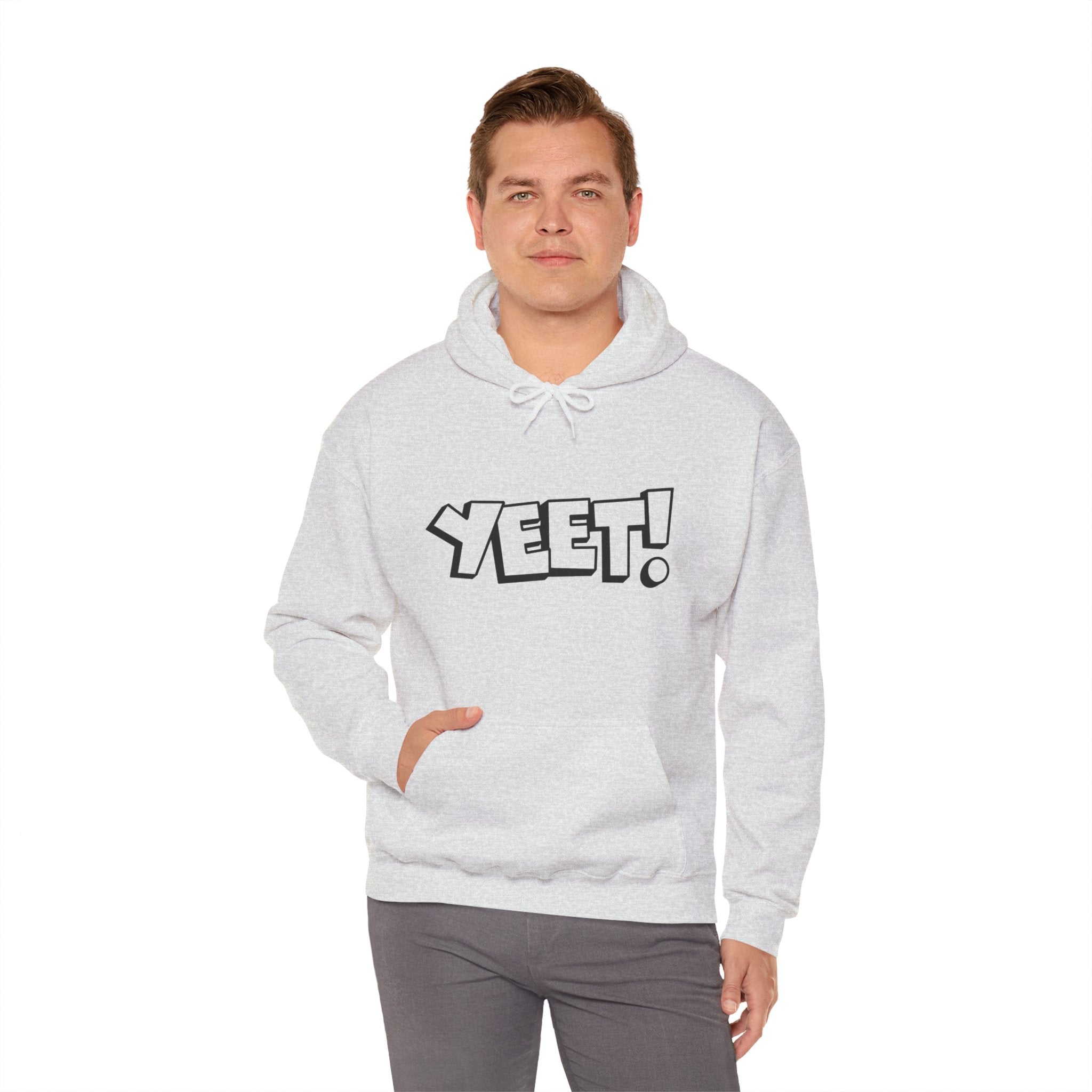 Yeet Graphic Hoodies, Gift for Her - Gift for Him, Sports Fan Wrestling Unisex Hooded Sweatshirt, Casual Outwear