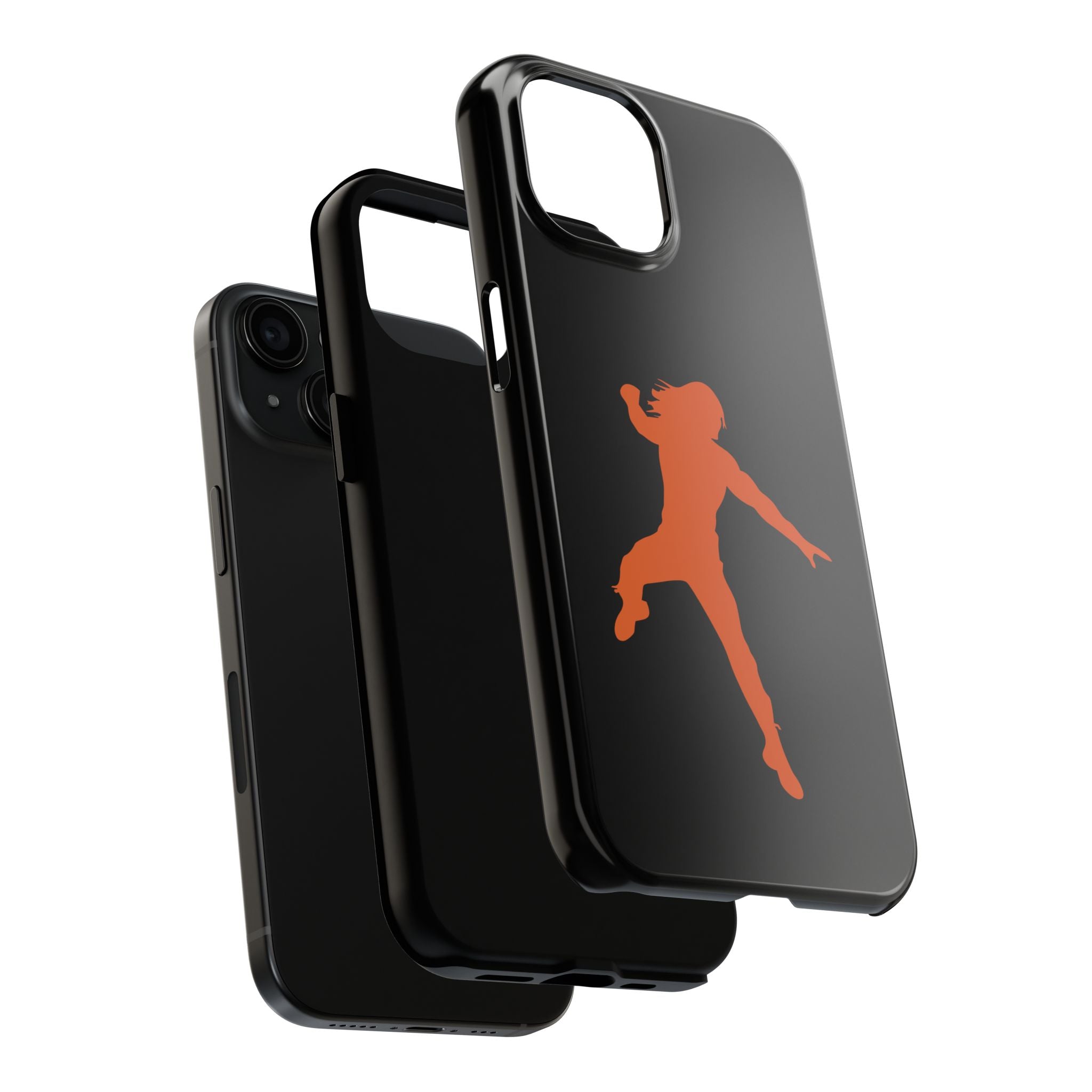 Roman Reigns Jump Orange Graphic Design, iPhone and Samsung Case Cool Graphic Sports Fan Phone Case