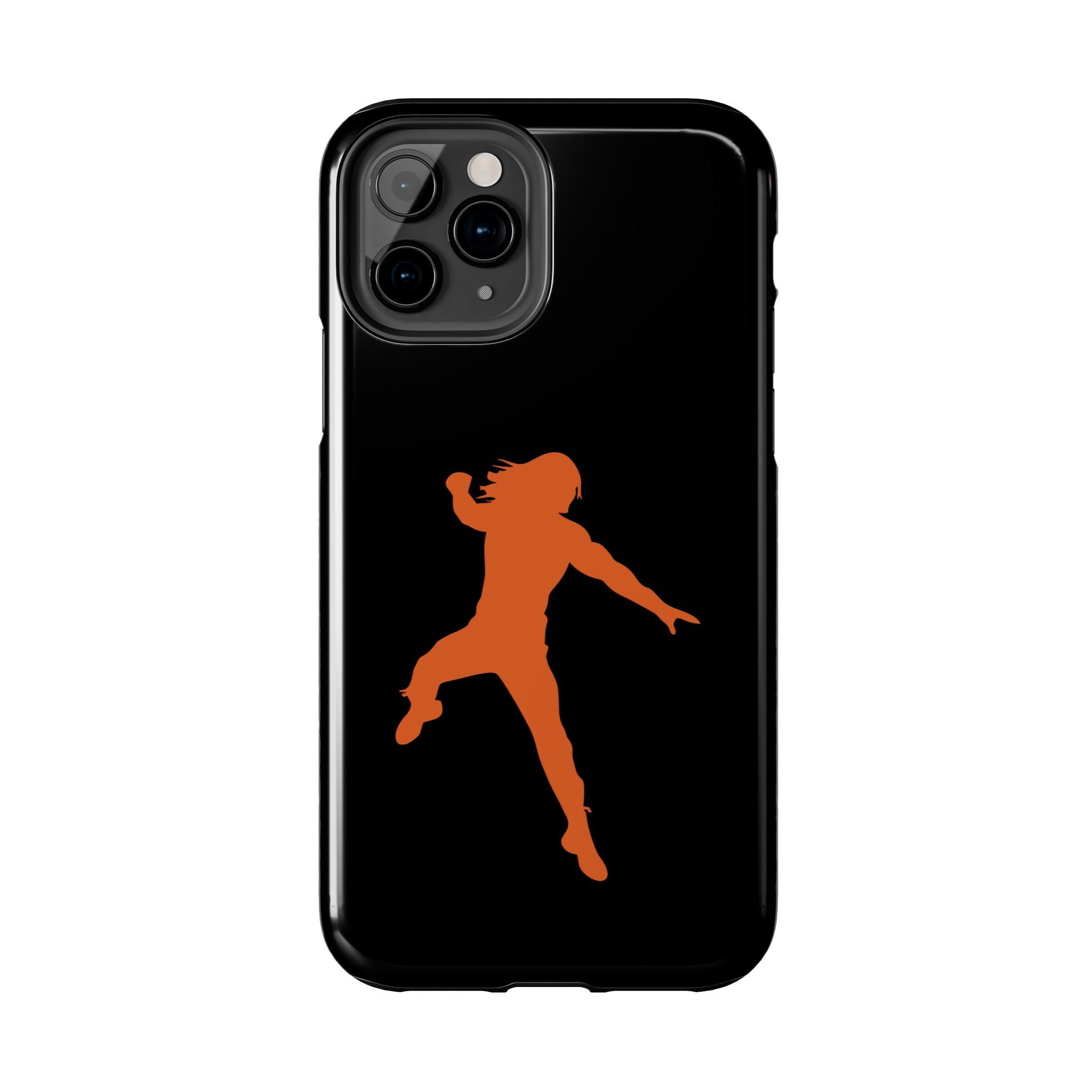 Roman Reigns Jump Orange Graphic Design, iPhone and Samsung Case Cool Graphic Sports Fan Phone Case