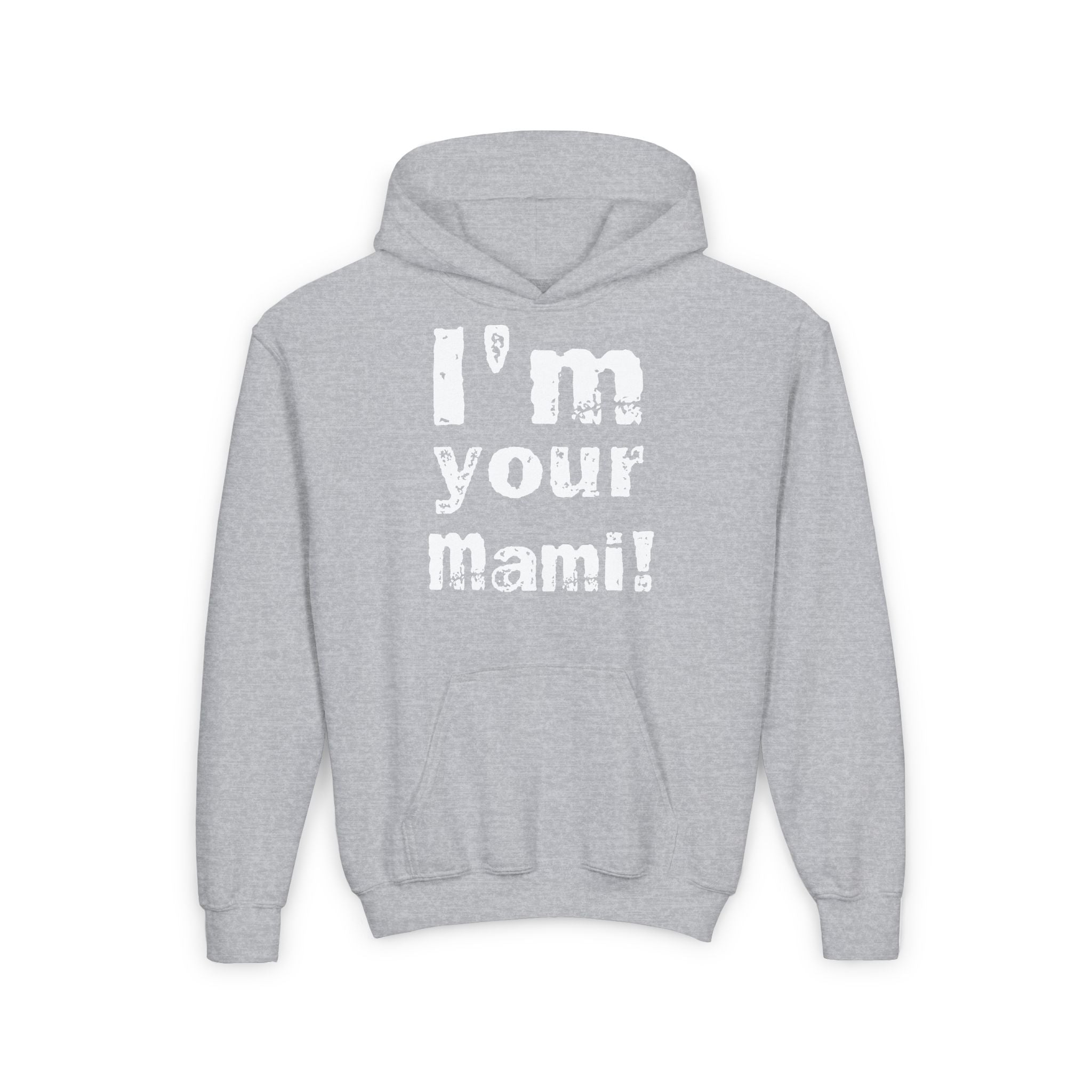 " I'm Your Mami " Rhea Ripley Shirt Design, Sports Fan Kids Hoodies - Youth Heavy Blend Hooded Sweatshirt, Unisex Wrestling Fan Hoodies, Gift for Her-Him, Casual Outwear