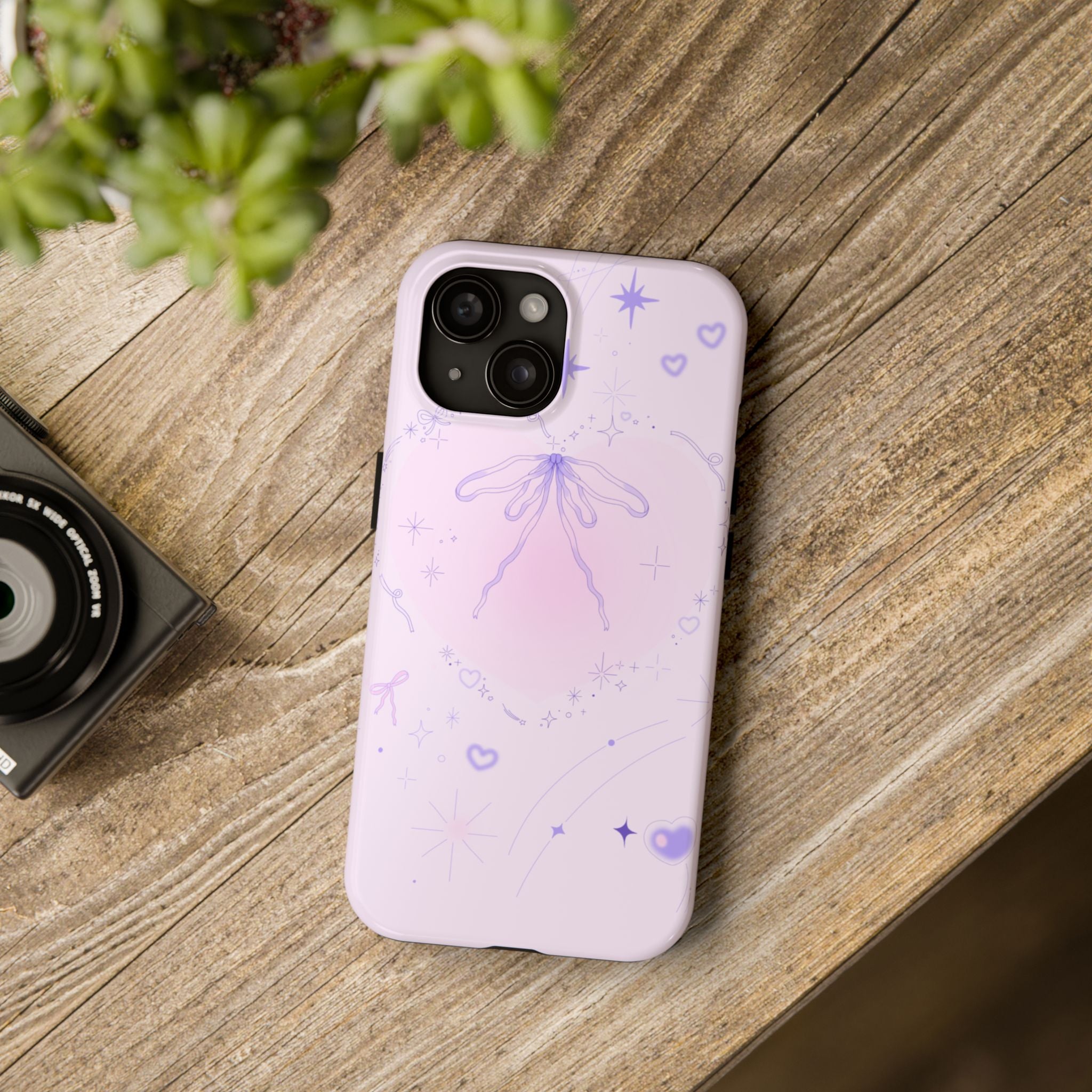 Pink Purple Delicate Fine Line Design, Elegant Phone Cases, Stylish Phone Covers, Chic Phone Protectors, Fashionable Case for Her, Trendy Smartphone Accessories