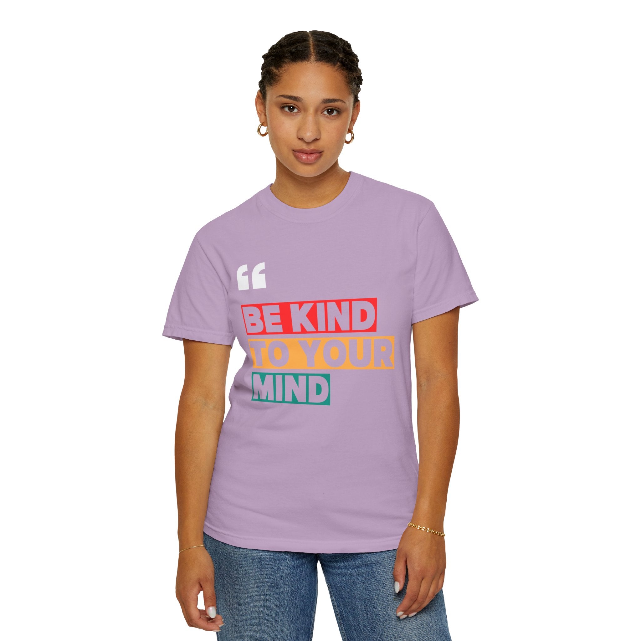 Be Kind to Your Mind, Graphic Design Unisex T-shirt, Casual Cotton Outwear, Gift for Him- Gift for Her, Stylish Tee, Cool Shirt, Trendy Apparel, Comfortable Top,