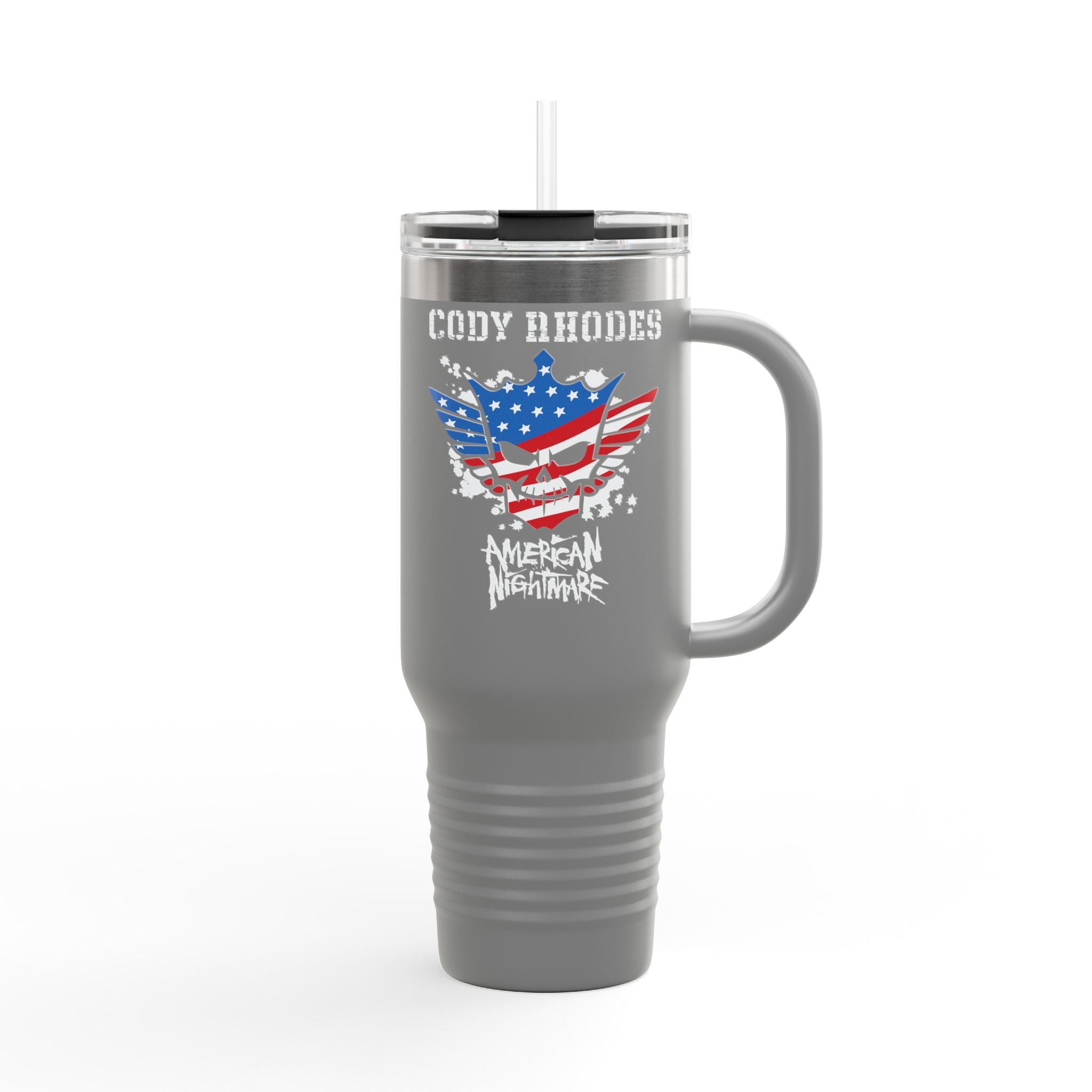 Cody Rhodes American Nightmare Graphic Design,  Insulated Travel Mug, Gift for Her Gift for Him - 40oz, Gift for Her, Gift for Him