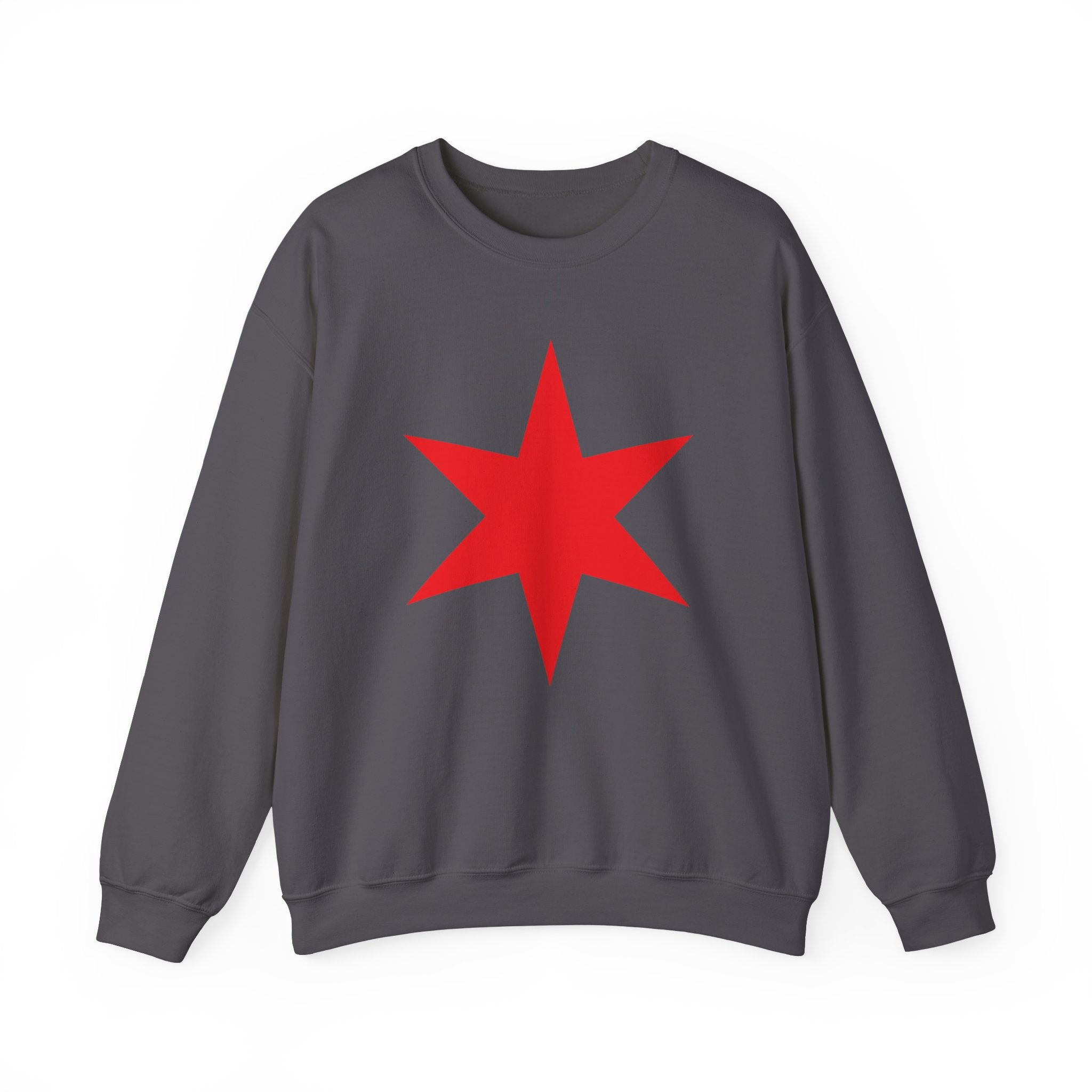 Chicago Star Sweatshirt, Wrestling Fan Unisex Sweatshirt - Gift for Him or Her, Casual Outwear, Heavy Blend Crewneck Sweatshirt