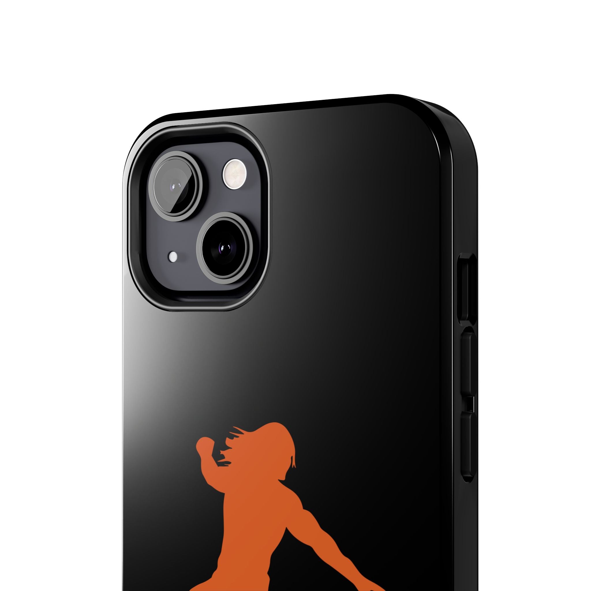 Roman Reigns Jump Orange Graphic Design, iPhone and Samsung Case Cool Graphic Sports Fan Phone Case