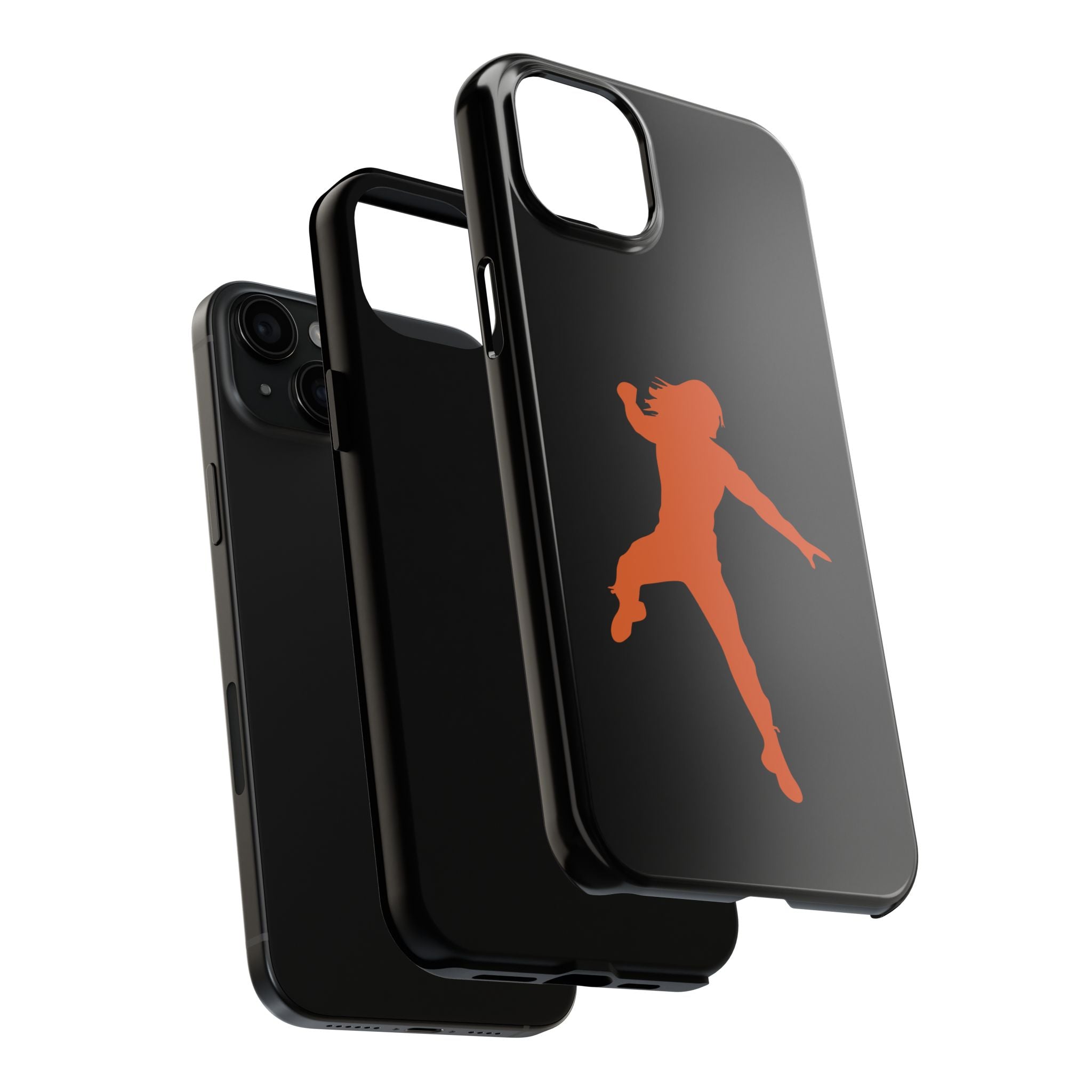 Roman Reigns Jump Orange Graphic Design, iPhone and Samsung Case Cool Graphic Sports Fan Phone Case