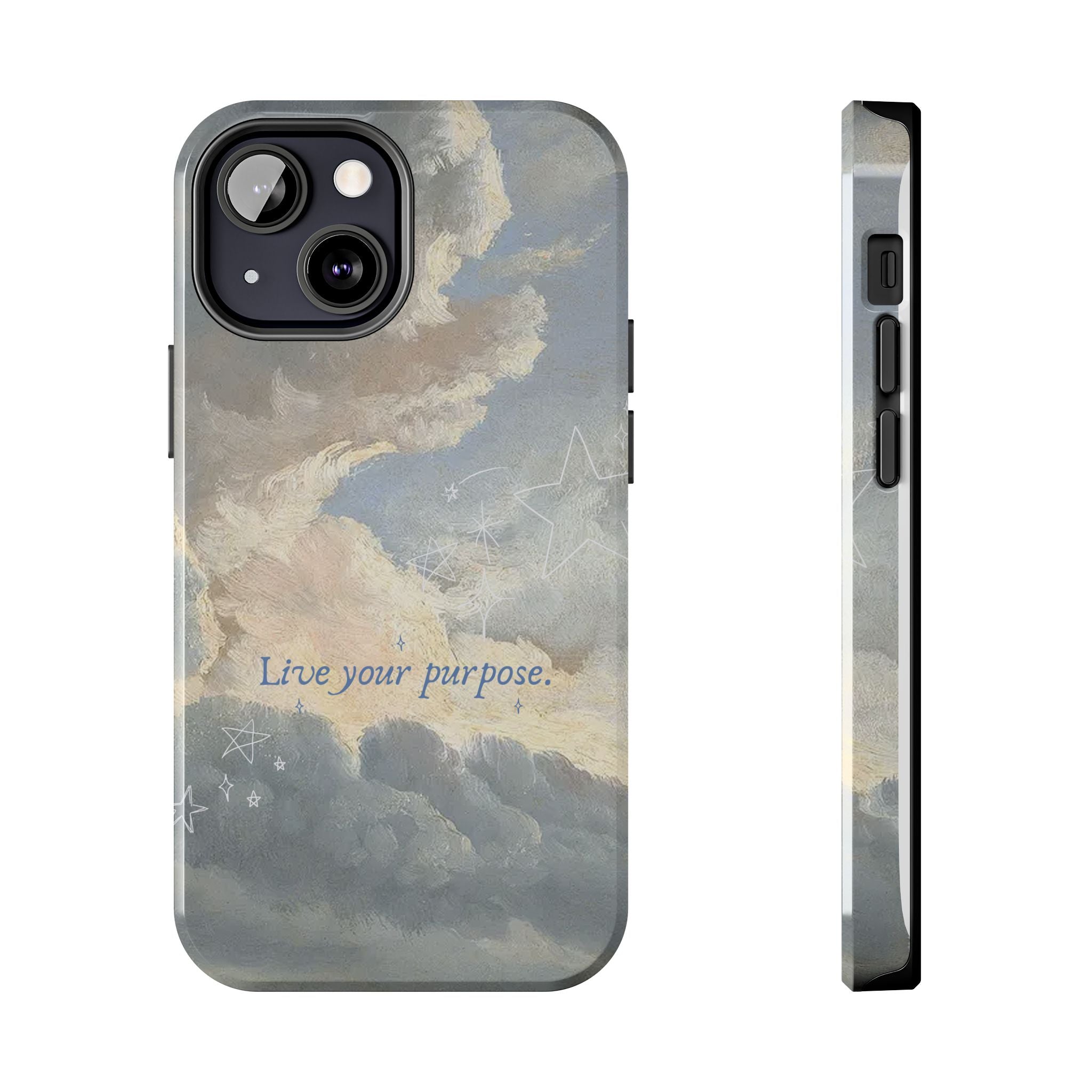 Live Your Purpose, Elegant Phone Cases, Stylish Phone Covers, Chic Phone Protectors, Fashionable Case for Her, Trendy Smartphone Accessories