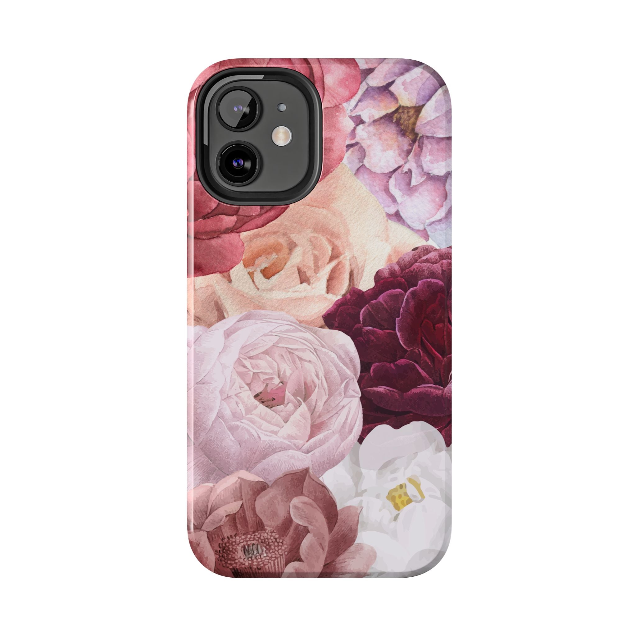 Pink Purple Watercolor Flower, Elegant Phone Cases, Stylish Phone Covers, Chic Phone Protectors, Fashionable Case for Her, Trendy Smartphone Accessories