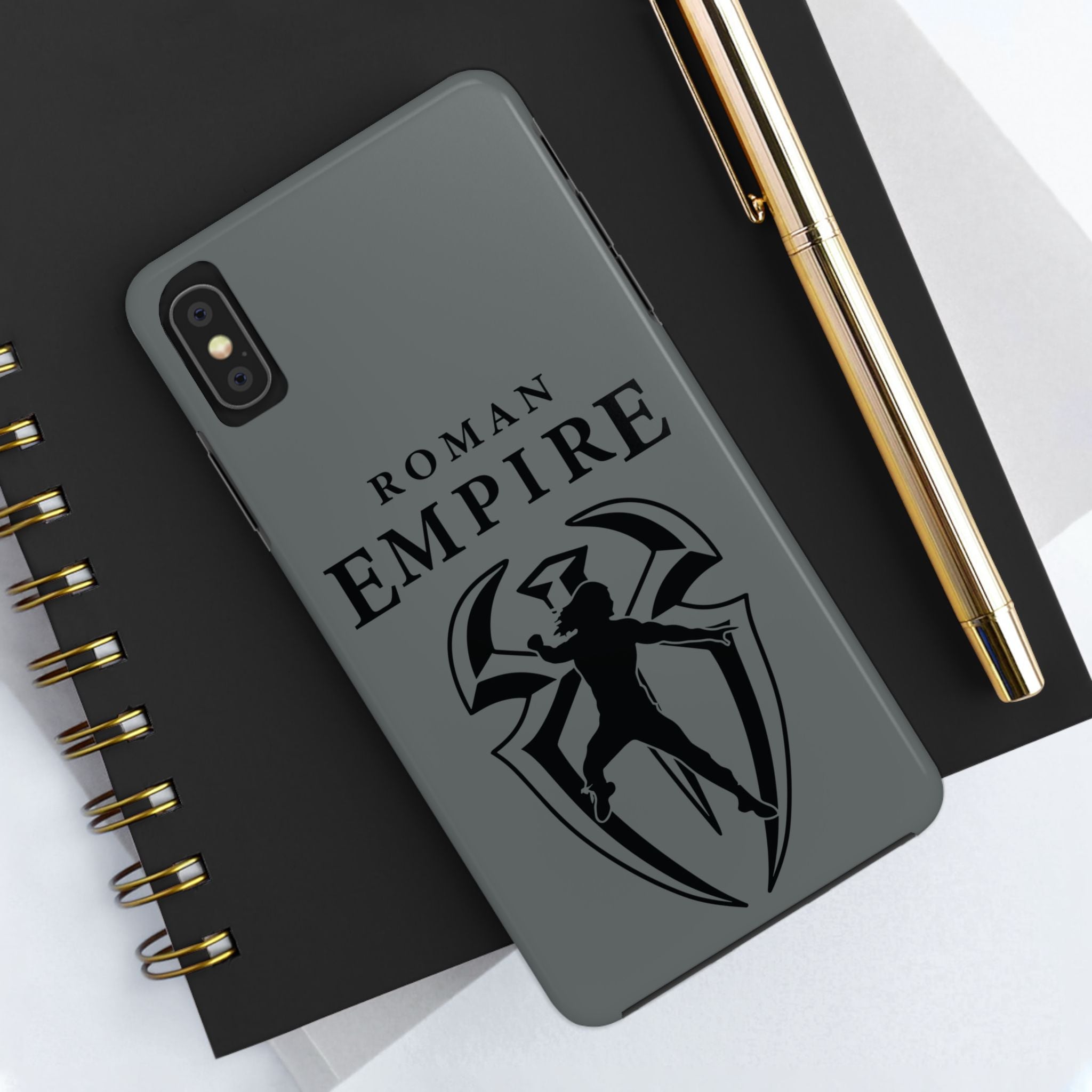 Roman Empire Graphic Portrait Design, iPhone and Samsung Case Cool Graphic Sports Fan Phone Case