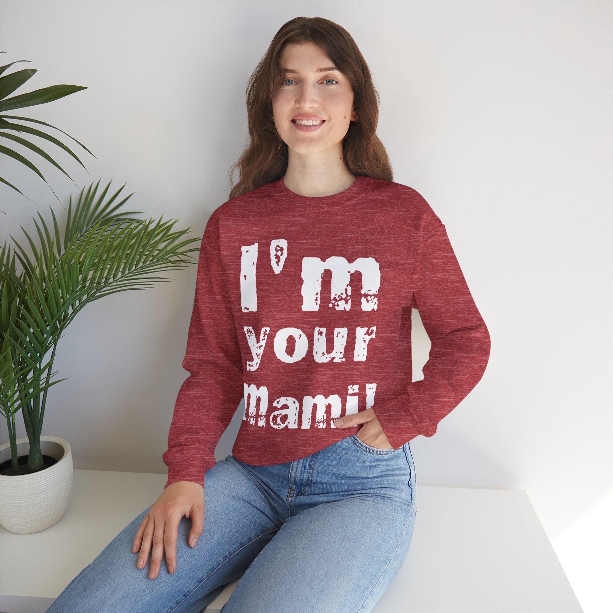 I'm Your Mami, Rhea Ripley Fans Sweatshirt, Best of Rhea Design, Wrestling Fan Unisex Sweatshirt - Gift for Him or Her, Casual Outwear, Heavy Blend Crewneck Sweatshirt