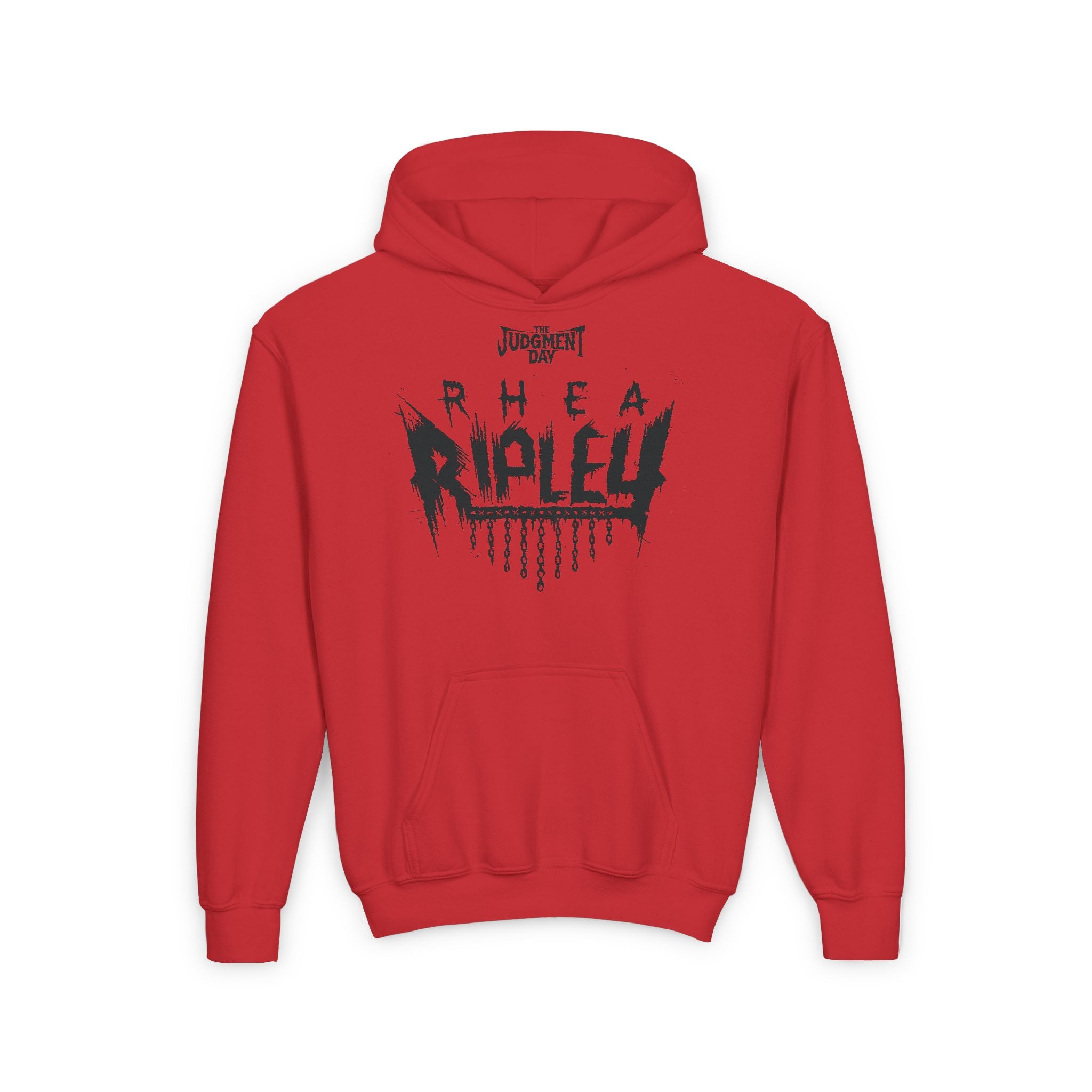 Copy of White The Judgement Day Rhea Ripley Shirt Design, Sports Fan Kids Hoodies - Youth Heavy Blend Hooded Sweatshirt, Unisex Wrestling Fan Hoodies, Gift for Her-Him, Casual Outwear